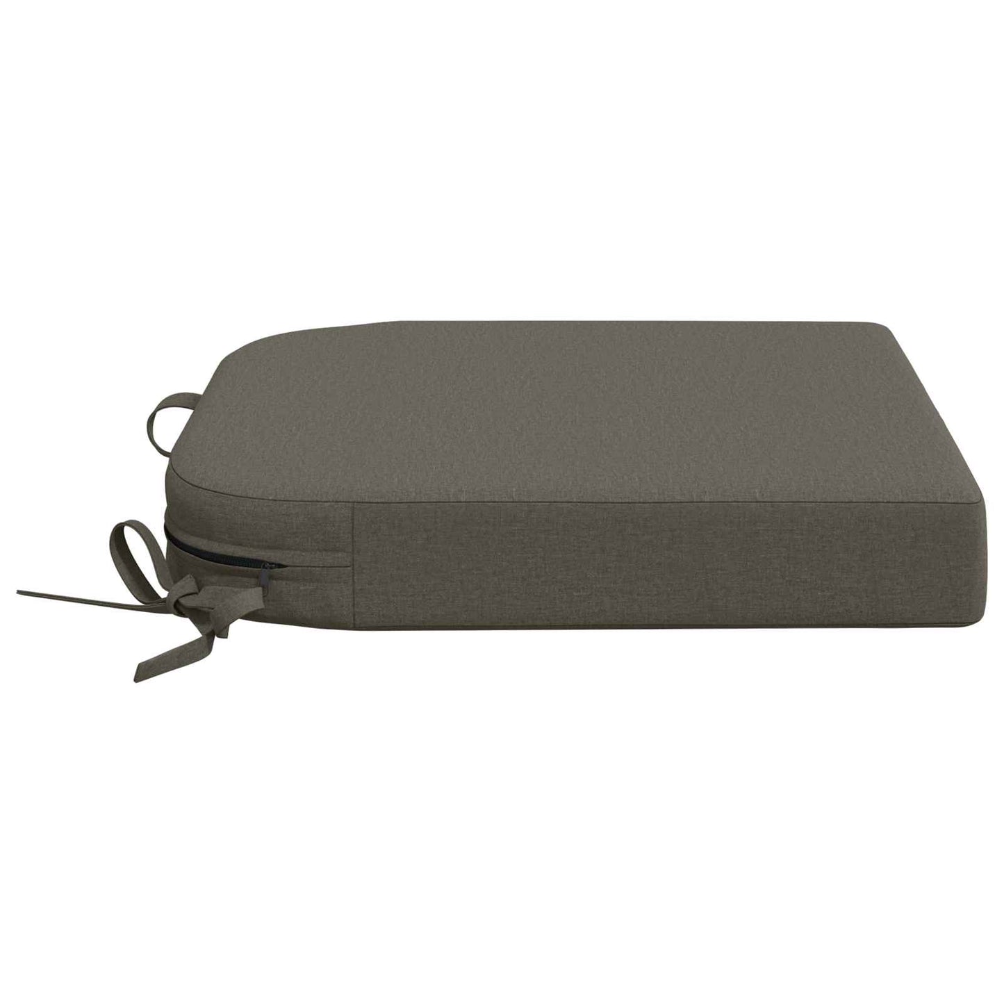 1-Piece Seat Cushion SOEST 100% Polyester Grey 45 x 45 x 7 cm