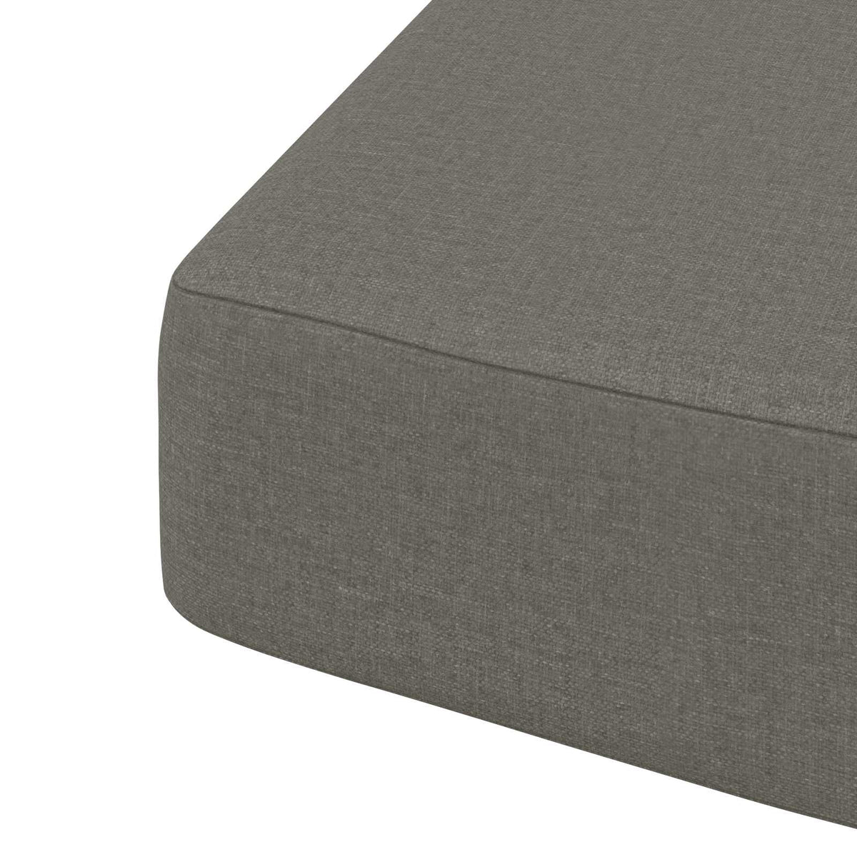 4-Piece Seat Cushions SOEST 4 pcs 100% Polyester Grey