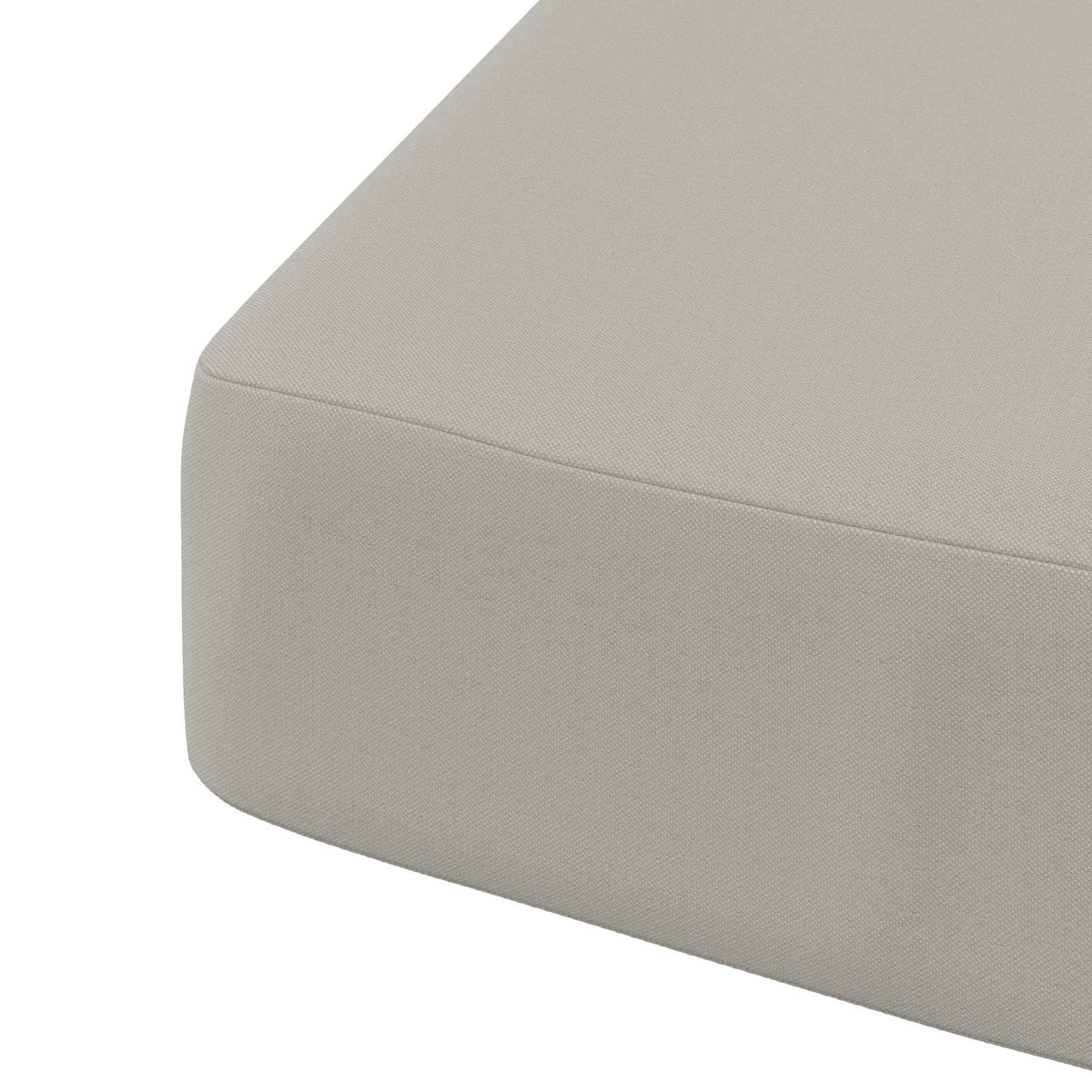 1-Piece Seat Cushion SOEST 100% Polyester Grey 45 x 45 x 7 cm