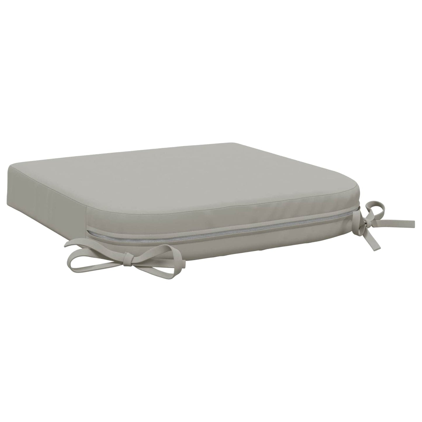1-Piece Seat Cushion SOEST 100% Polyester Grey 45 x 45 x 7 cm