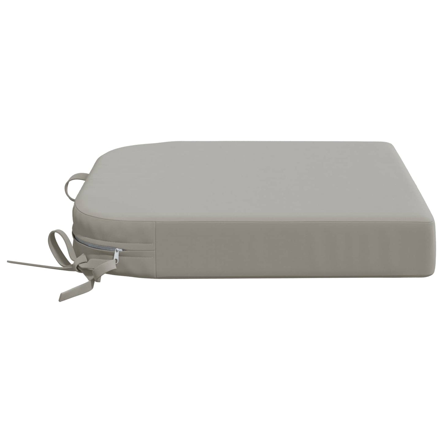 1-Piece Seat Cushion SOEST 100% Polyester Grey 45 x 45 x 7 cm