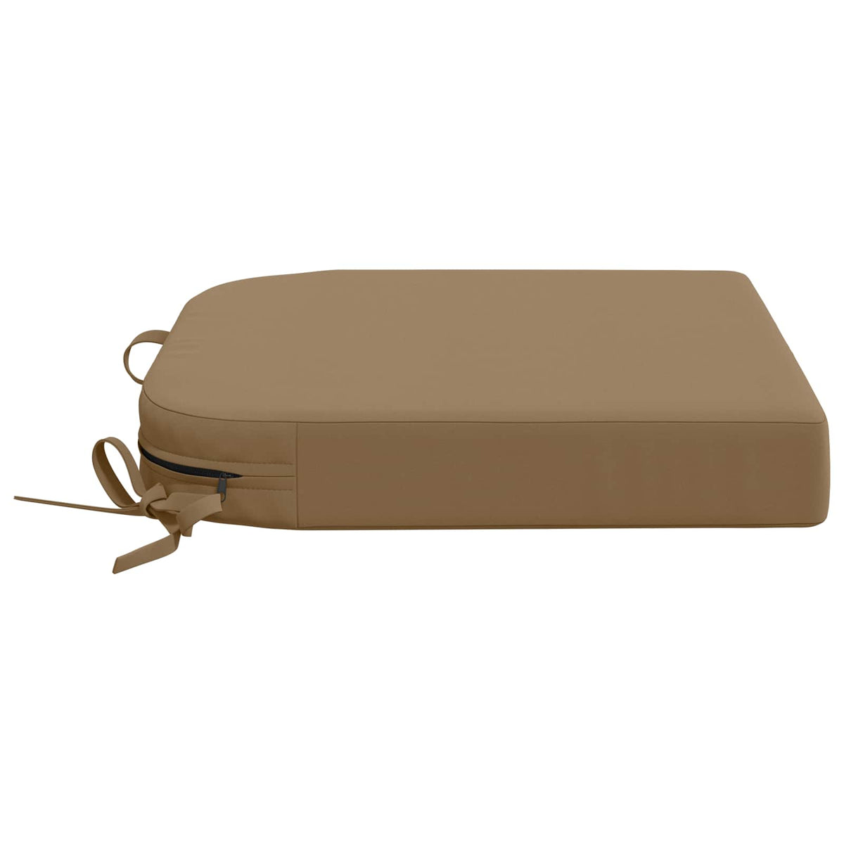 1-Piece Seat Cushion SOEST 100% Polyester Taupe 45 x 45 x 7 cm