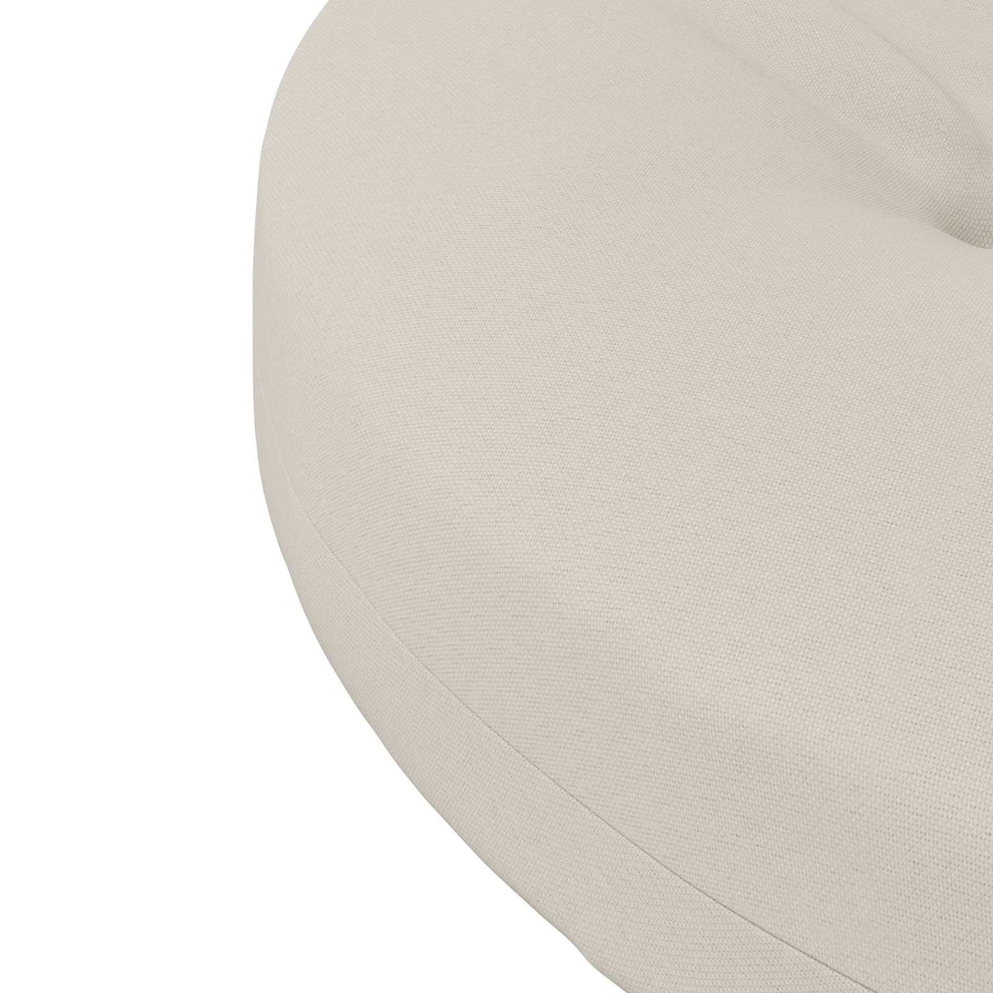 4-Piece Seat Cushions 4 pcs 100% Polyester White 40 x 40 x 5 cm