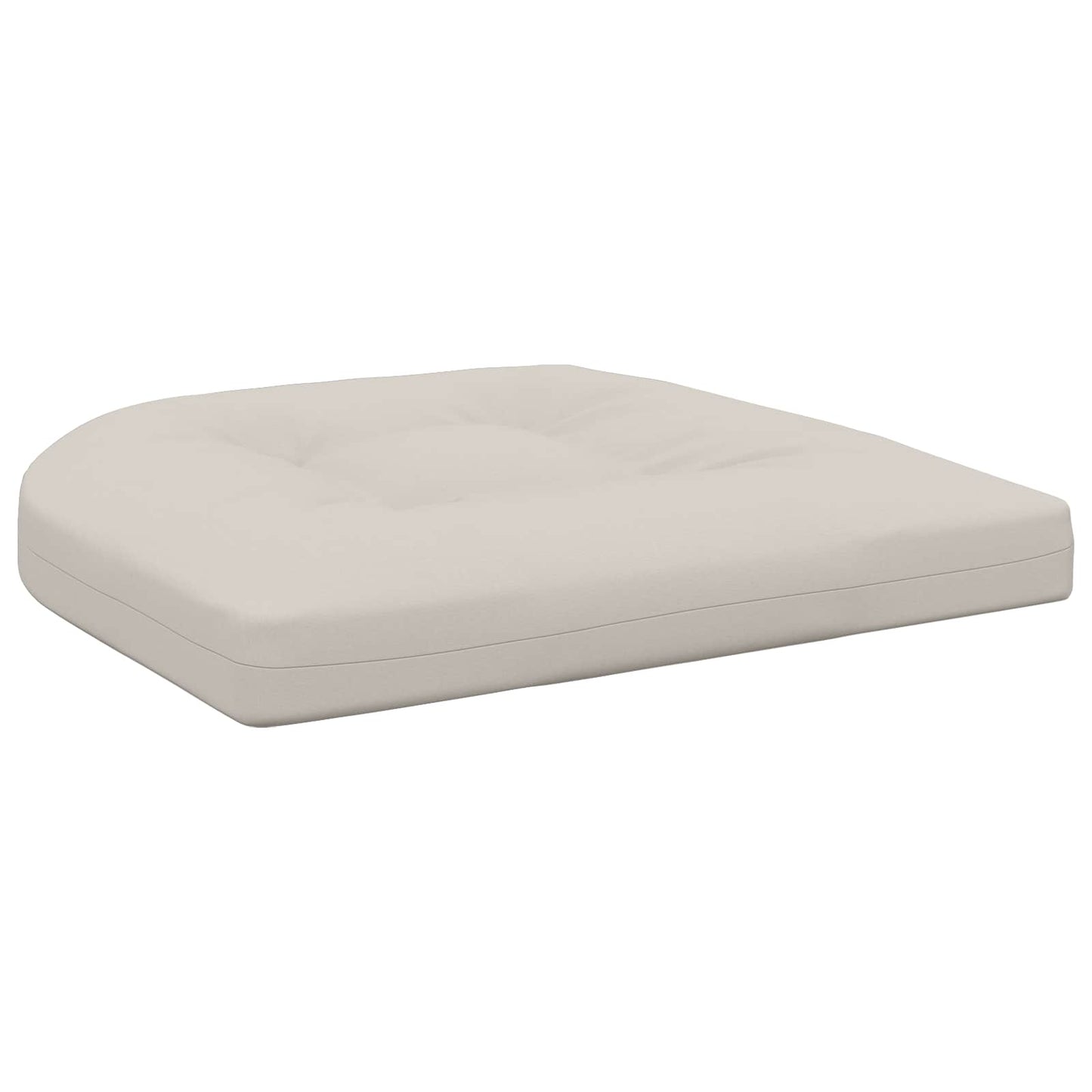 4-Piece Seat Cushions 4 pcs 100% Polyester White 40 x 40 x 5 cm