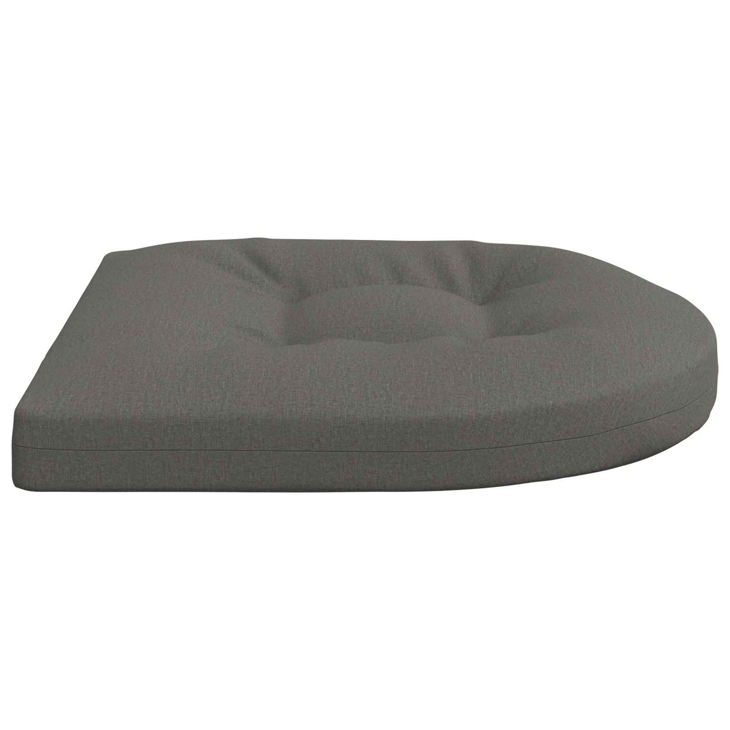 4-Piece Seat Cushions 4 pcs 100% Polyester Grey 40 x 40 x 5 cm