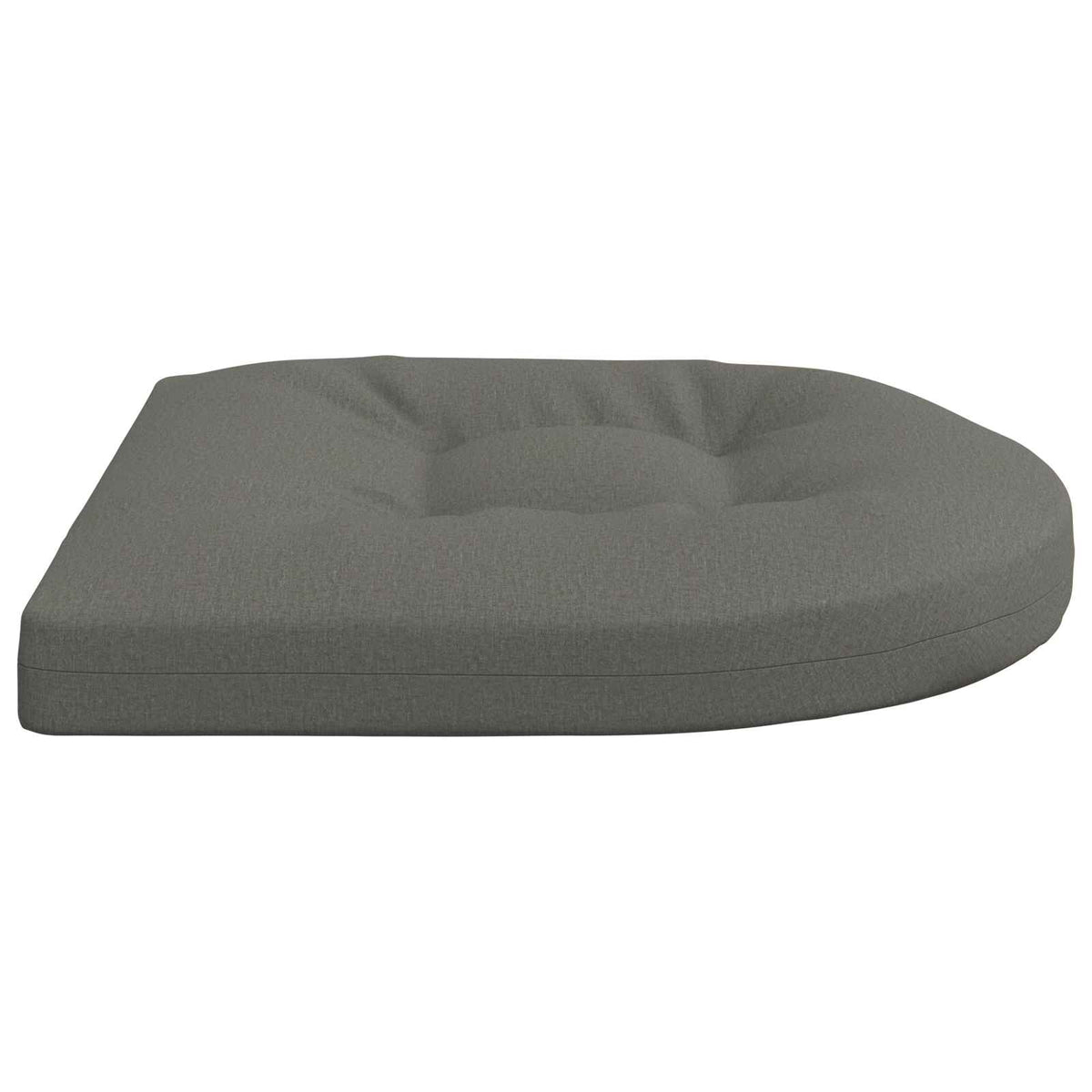 4-Piece Seat Cushions 4 pcs 100% Polyester Grey 40 x 40 x 5 cm