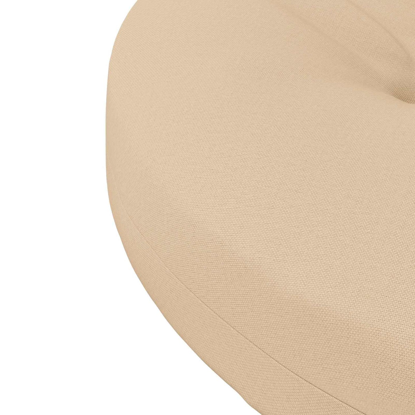 4-Piece Seat Cushions 4 pcs 100% Polyester Cream 40 x 40 x 5 cm