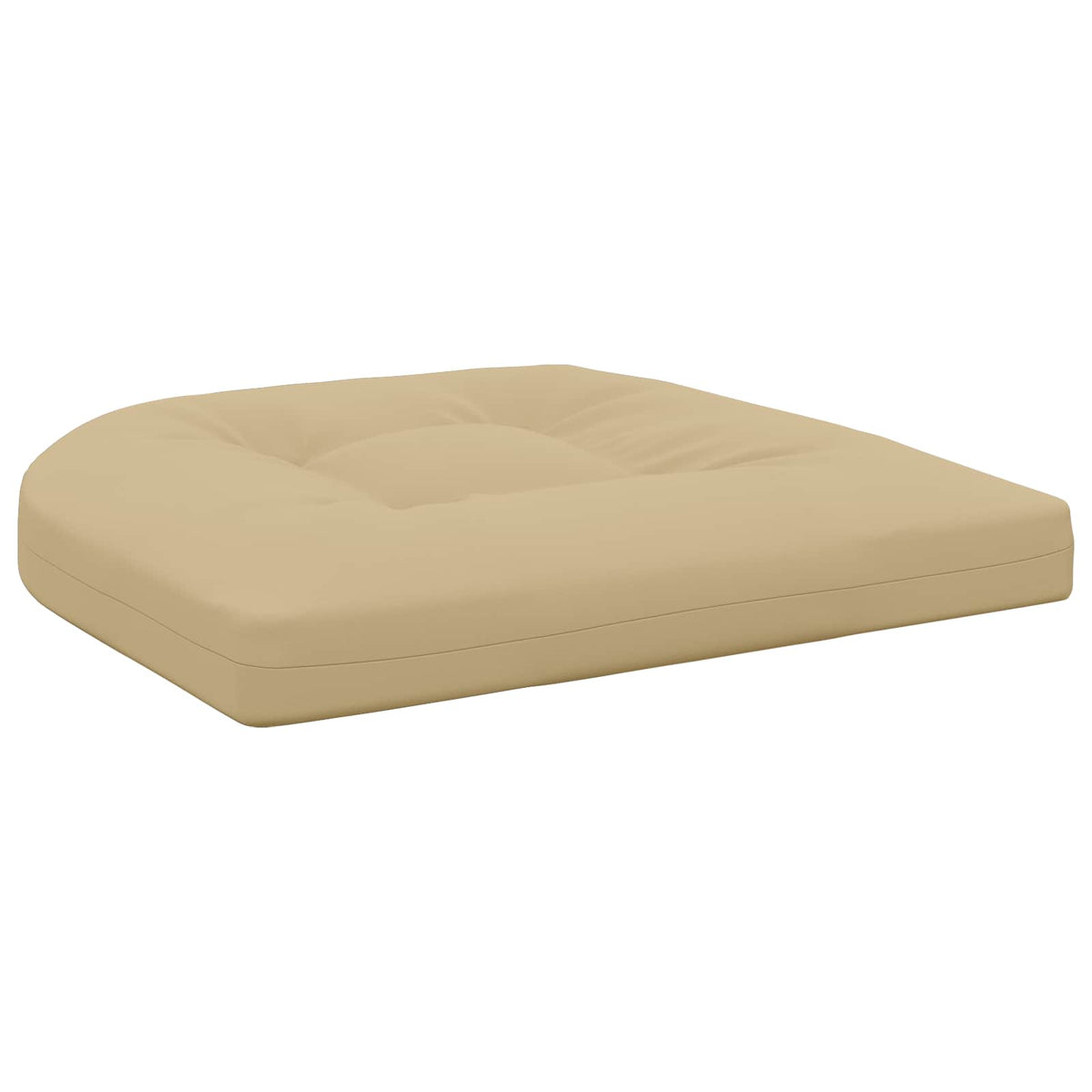 4-Piece Seat Cushions 4 pcs 100% Polyester Beige 40 x 40 x 5 cm