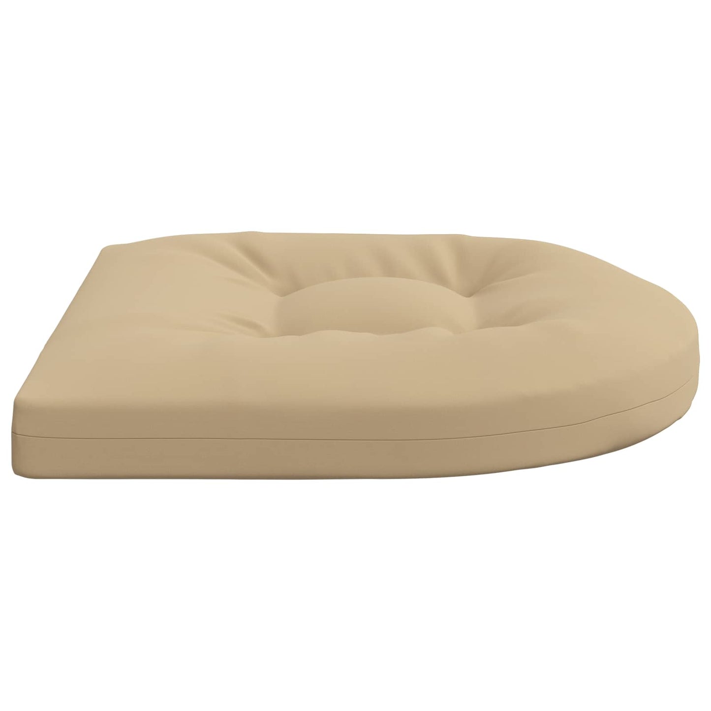 4-Piece Seat Cushions 4 pcs 100% Polyester Beige 40 x 40 x 5 cm