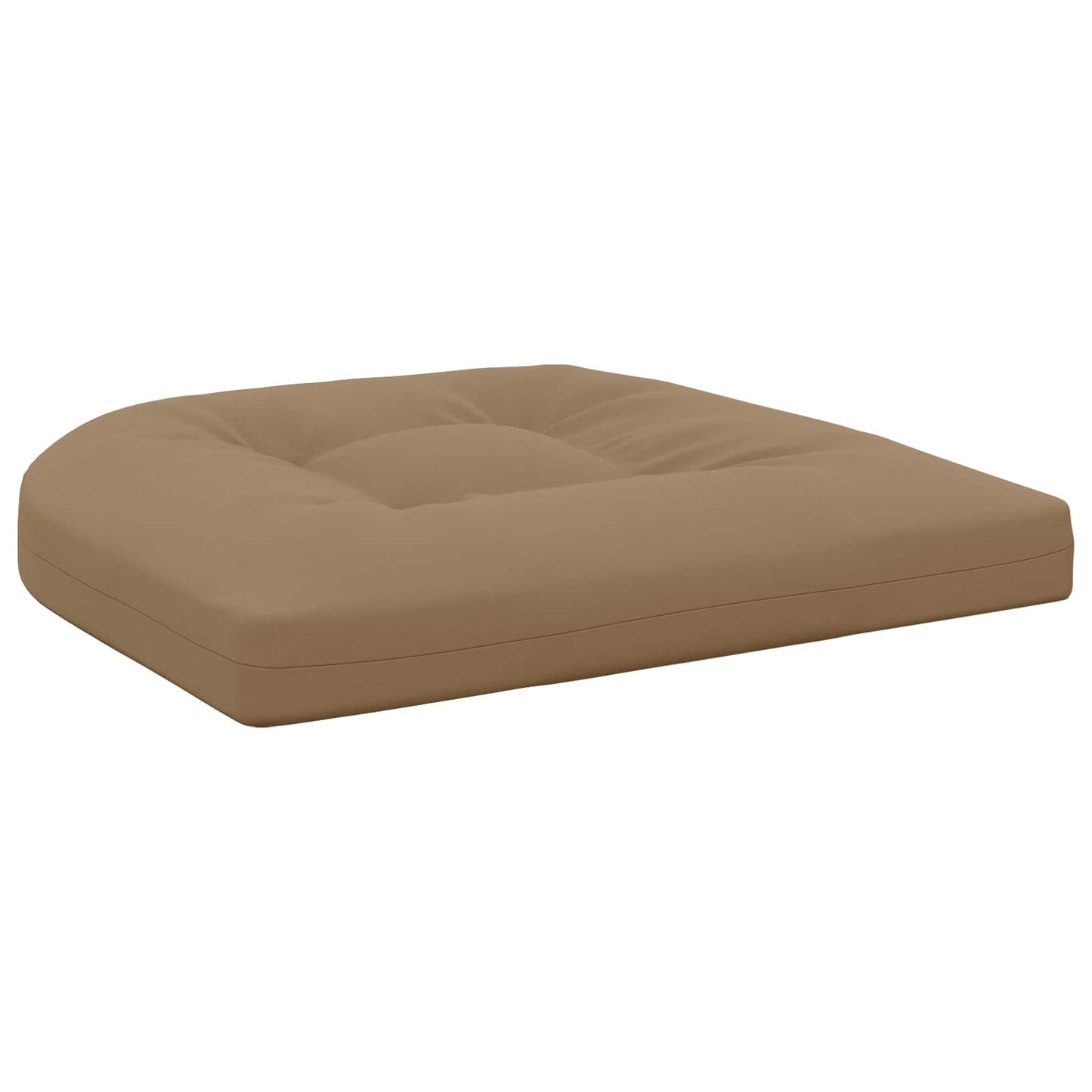 4-Piece Seat Cushions 4 pcs 100% Polyester Taupe 40 x 40 x 5 cm