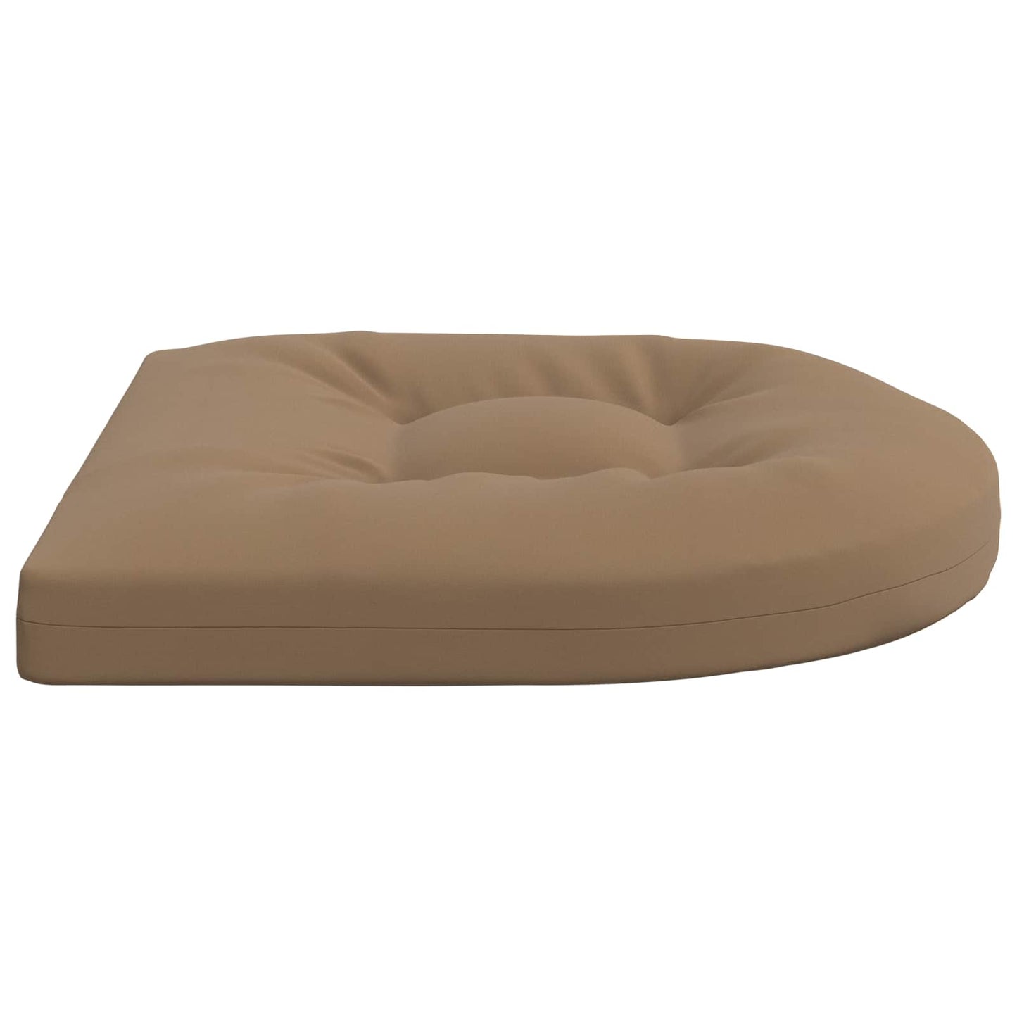 4-Piece Seat Cushions 4 pcs 100% Polyester Taupe 40 x 40 x 5 cm