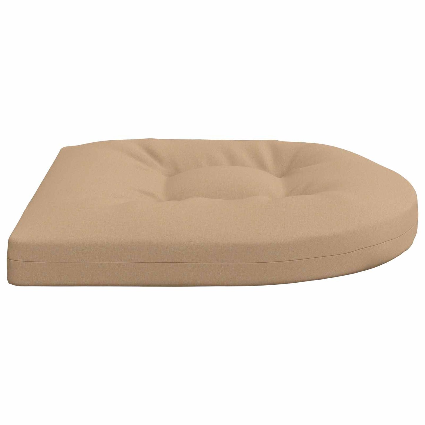 4-Piece Seat Cushions 4 pcs 100% Polyester Sand 45 x 45 x 5 cm