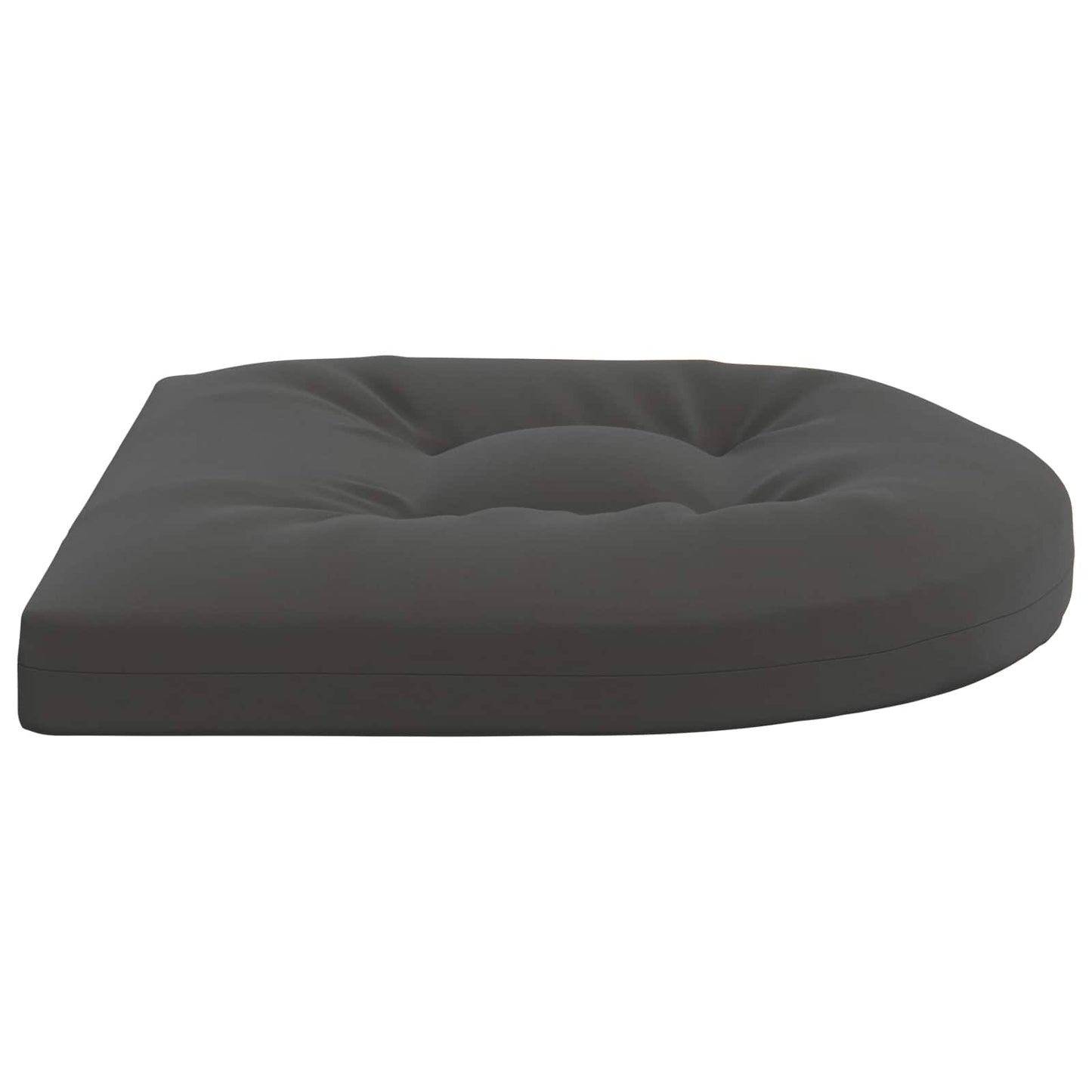4-Piece Seat Cushions 4 pcs 100% Polyester Anthracite