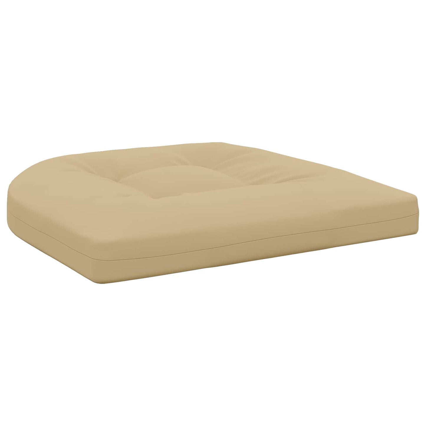 4-Piece Seat Cushions 4 pcs 100% Polyester Beige 45 x 45 x 5 cm