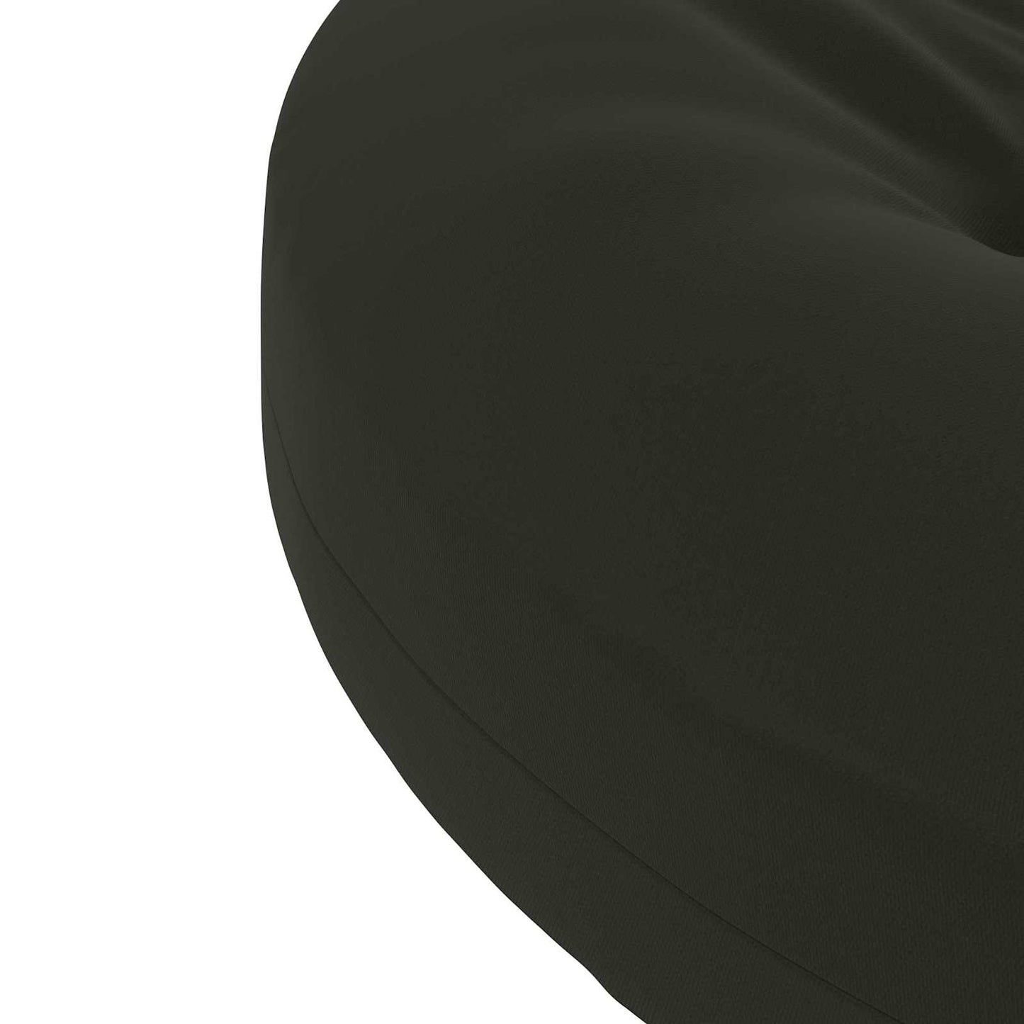 4-Piece Seat Cushions 4 pcs 100% Polyester Black 45 x 45 x 5 cm