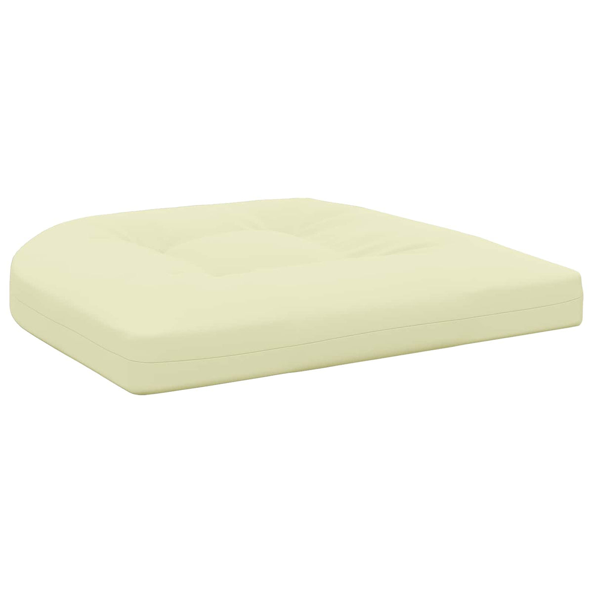 4-Piece Seat Cushions 4 pcs 100% Polyester Cream 45 x 45 x 5 cm