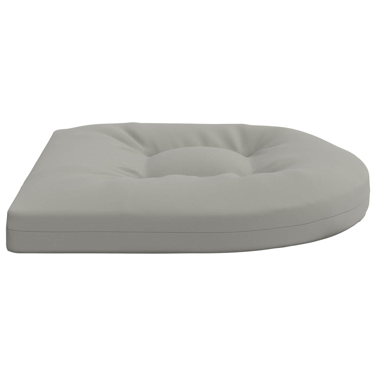 4-Piece Seat Cushions 4 pcs 100% Polyester Grey 45 x 45 x 5 cm