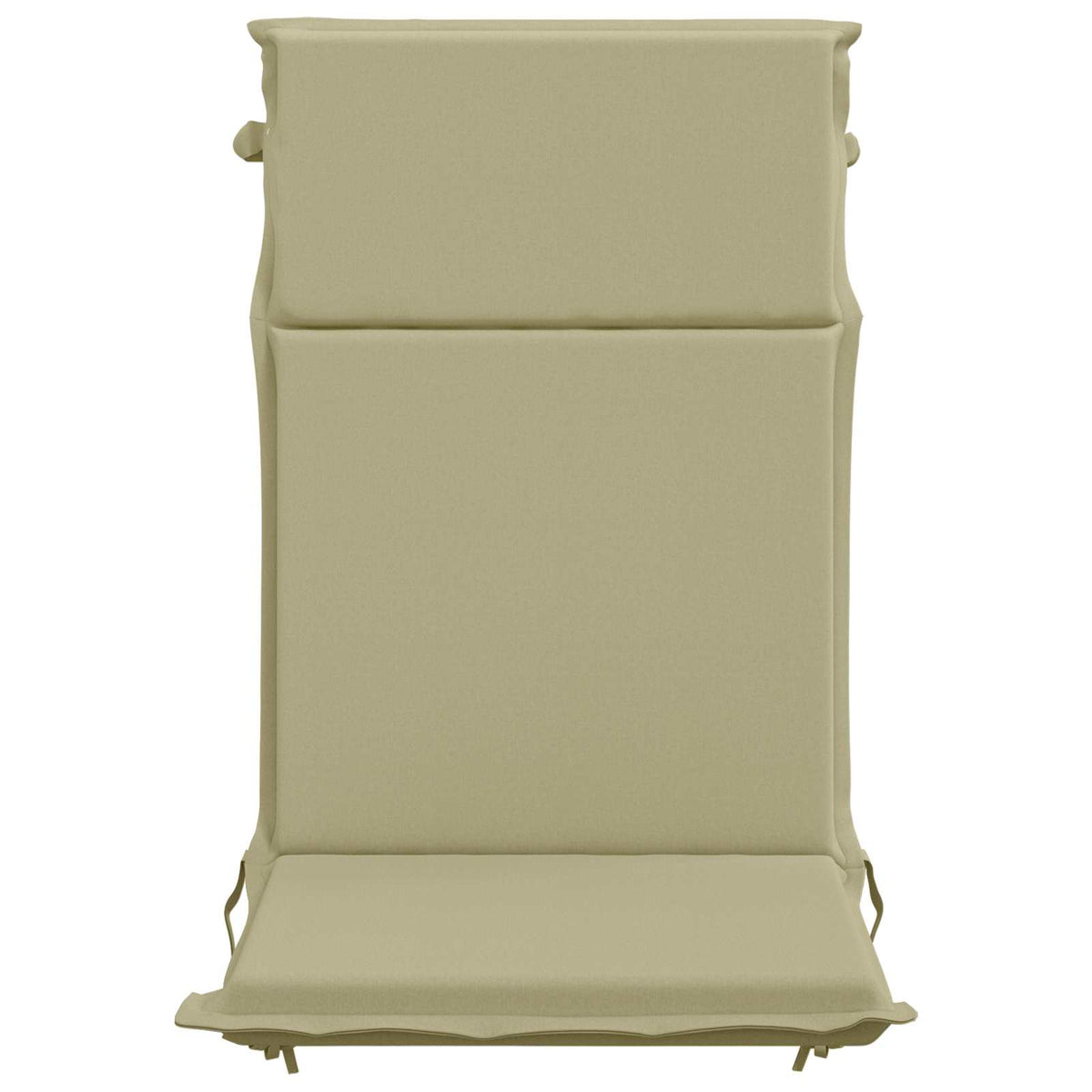 High Back Chair Cushion GEMERT 2 pcs 100% Polyester Light Green