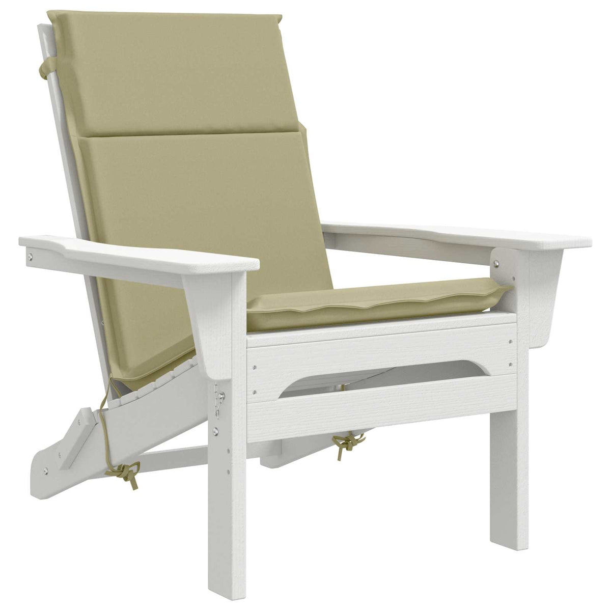 High Back Chair Cushion GEMERT 2 pcs 100% Polyester Light Green