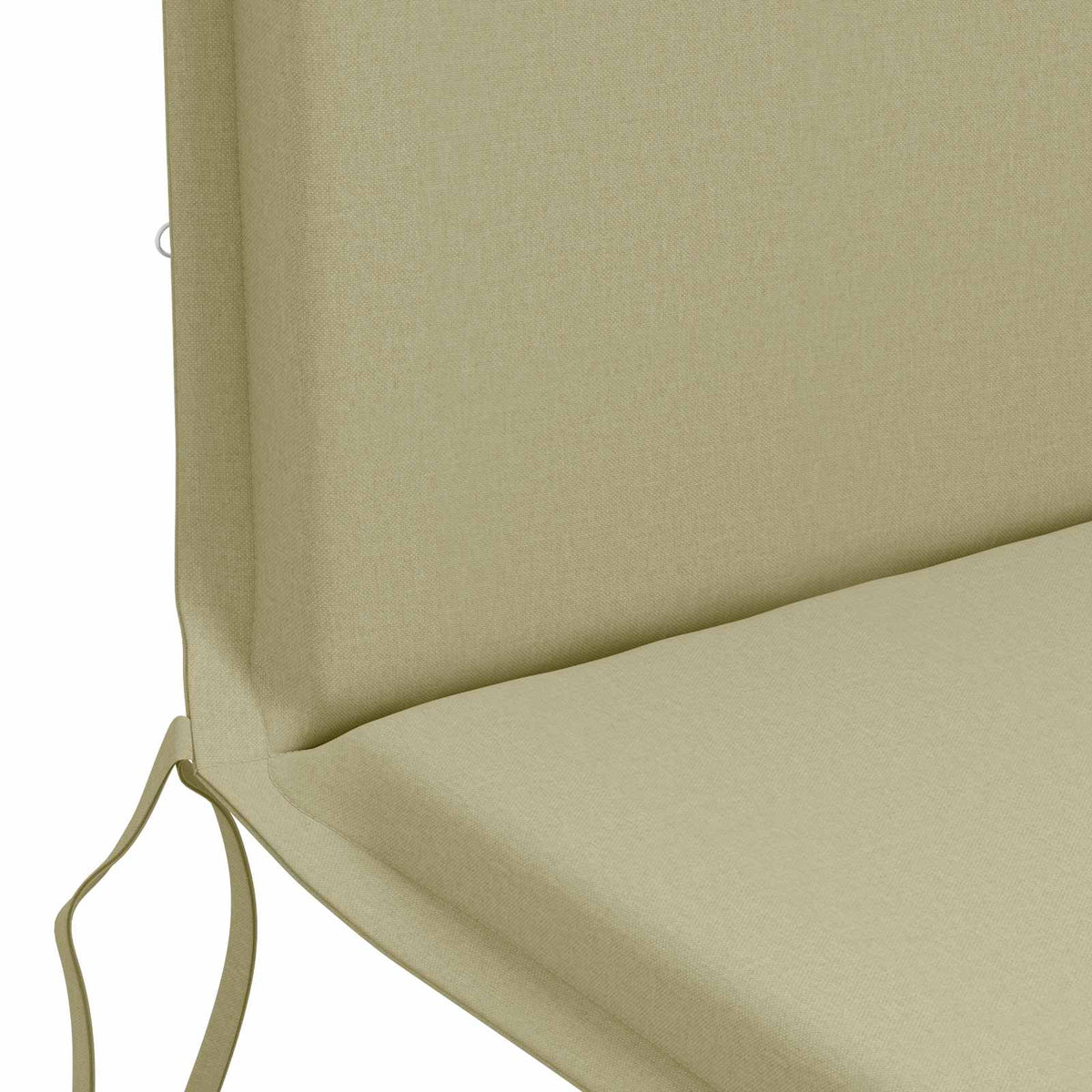 High Back Chair Cushion GEMERT 4 pcs 100% Polyester Light Green