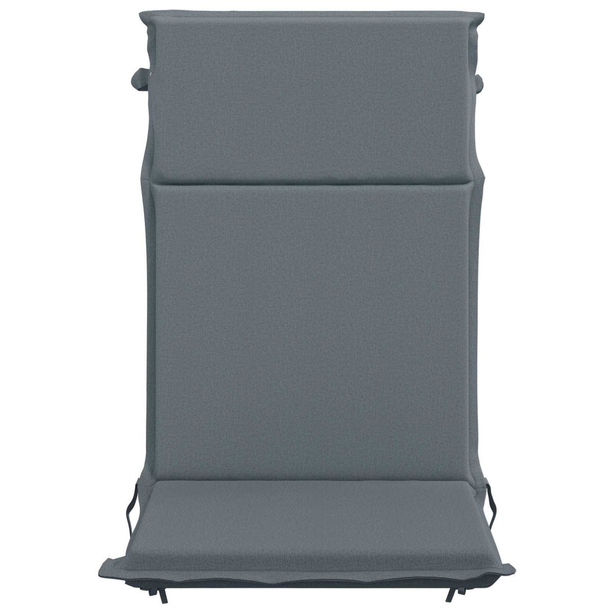 High Back Chair Cushion GEMERT 2 pcs 100% Polyester Blue