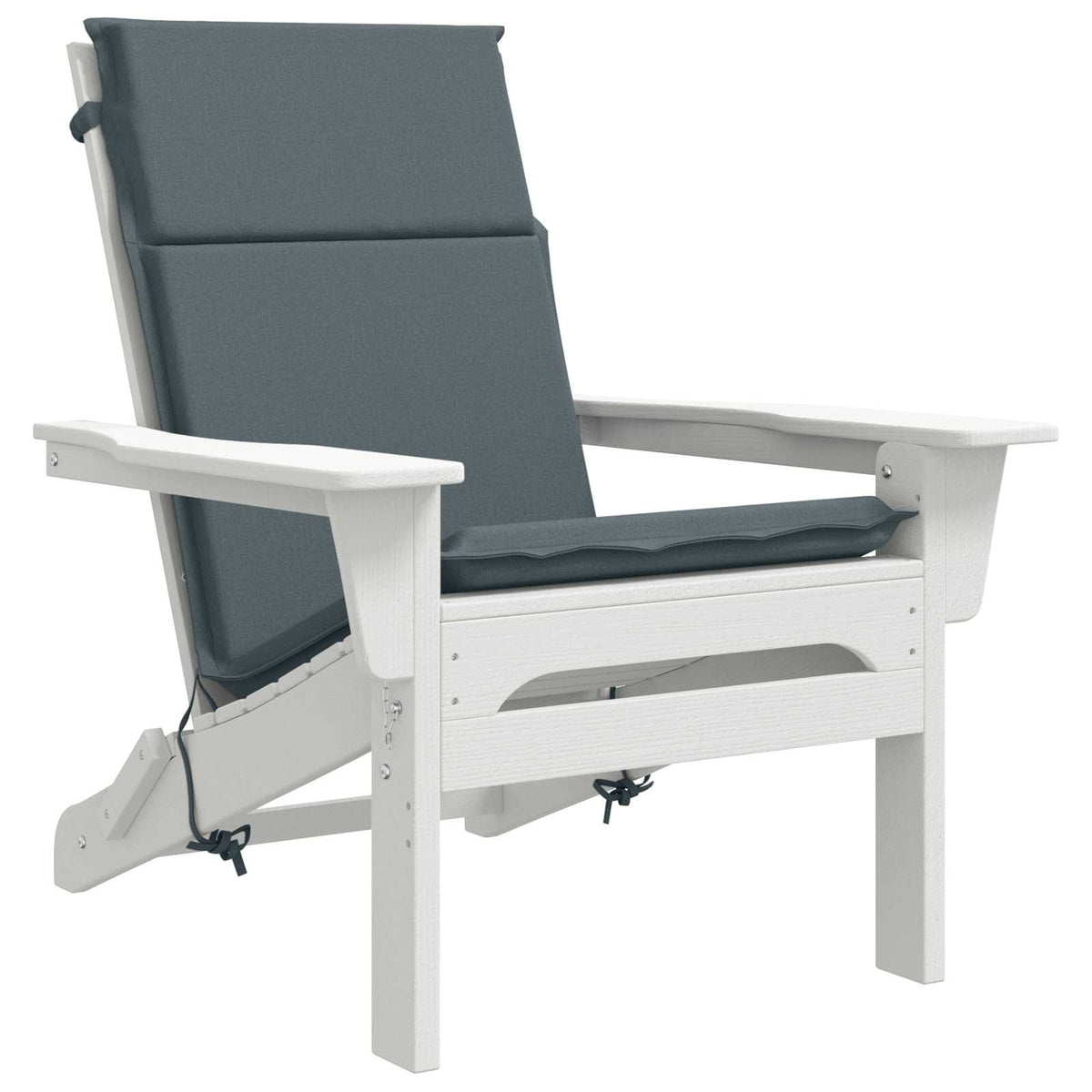 High Back Chair Cushion GEMERT 2 pcs 100% Polyester Blue