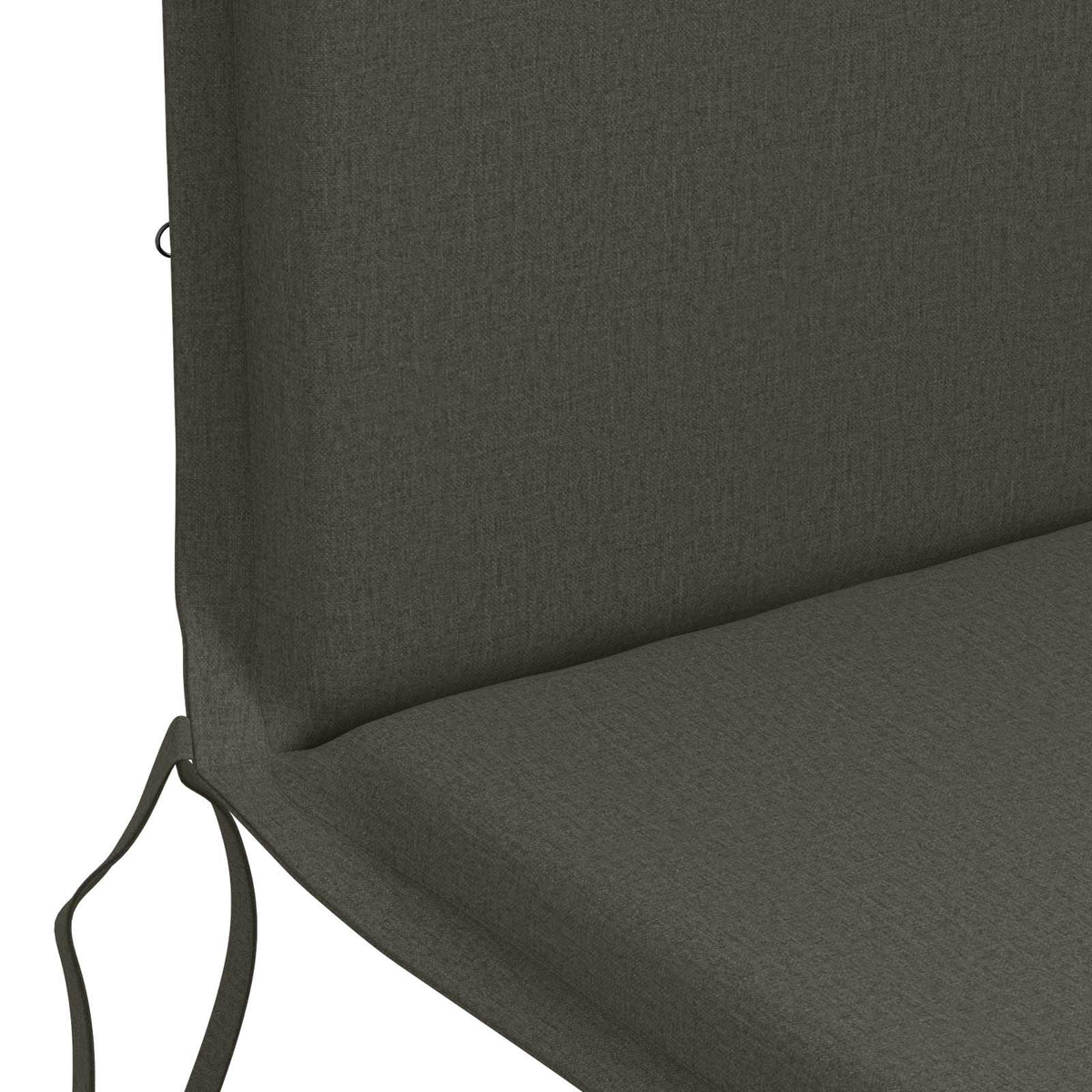 High Back Chair Cushion GEMERT 4 pcs 100% Polyester Anthracite