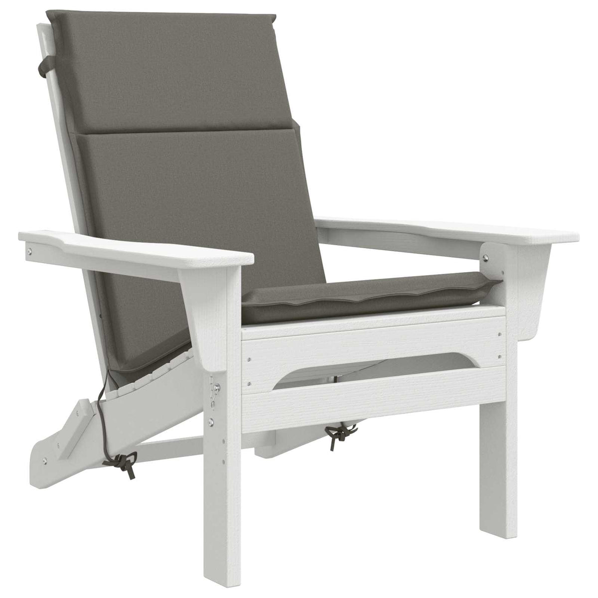 High Back Chair Cushion GEMERT 6 pcs 100% Polyester Grey