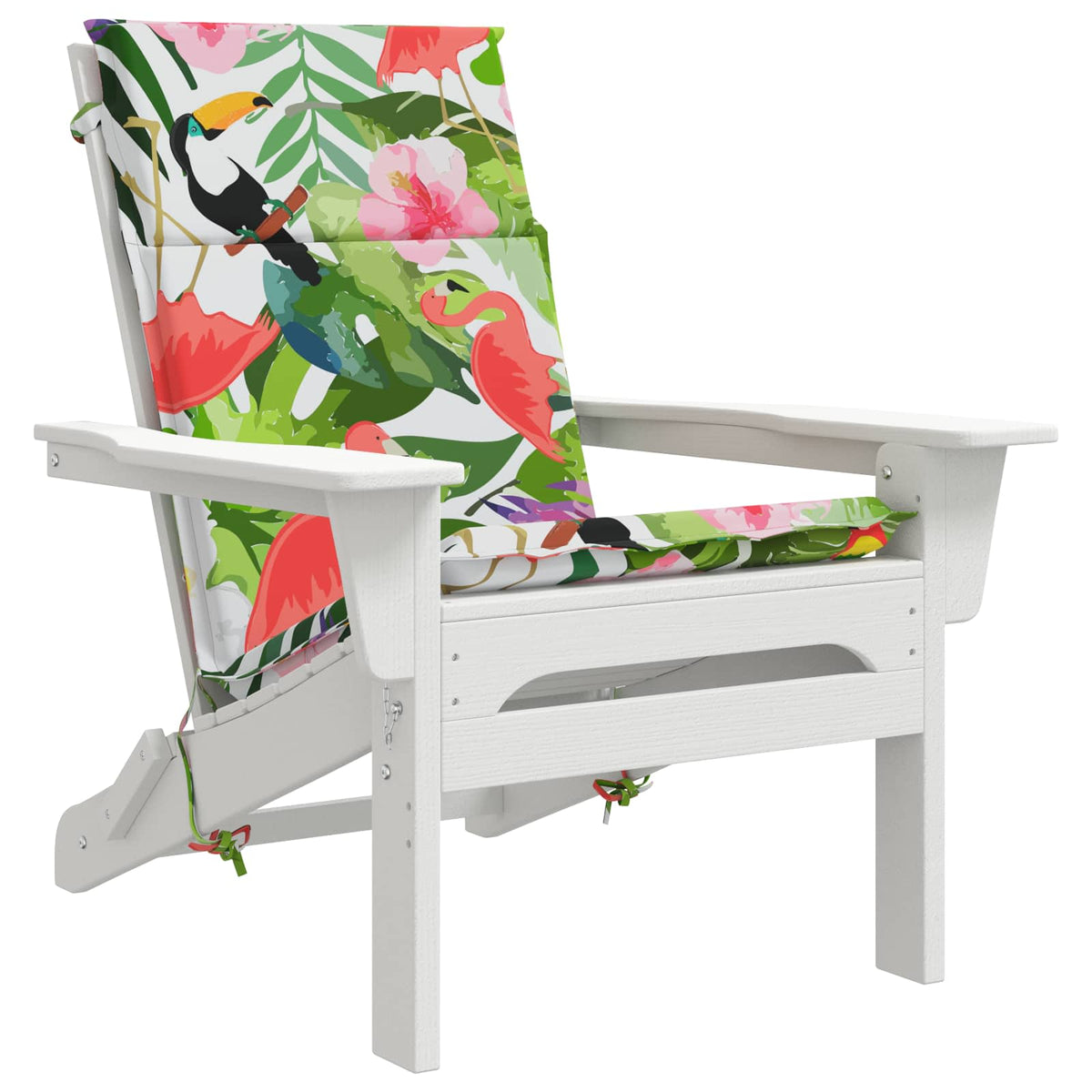 High Back Chair Cushion GEMERT 4 pcs 100% Polyester Multicolour