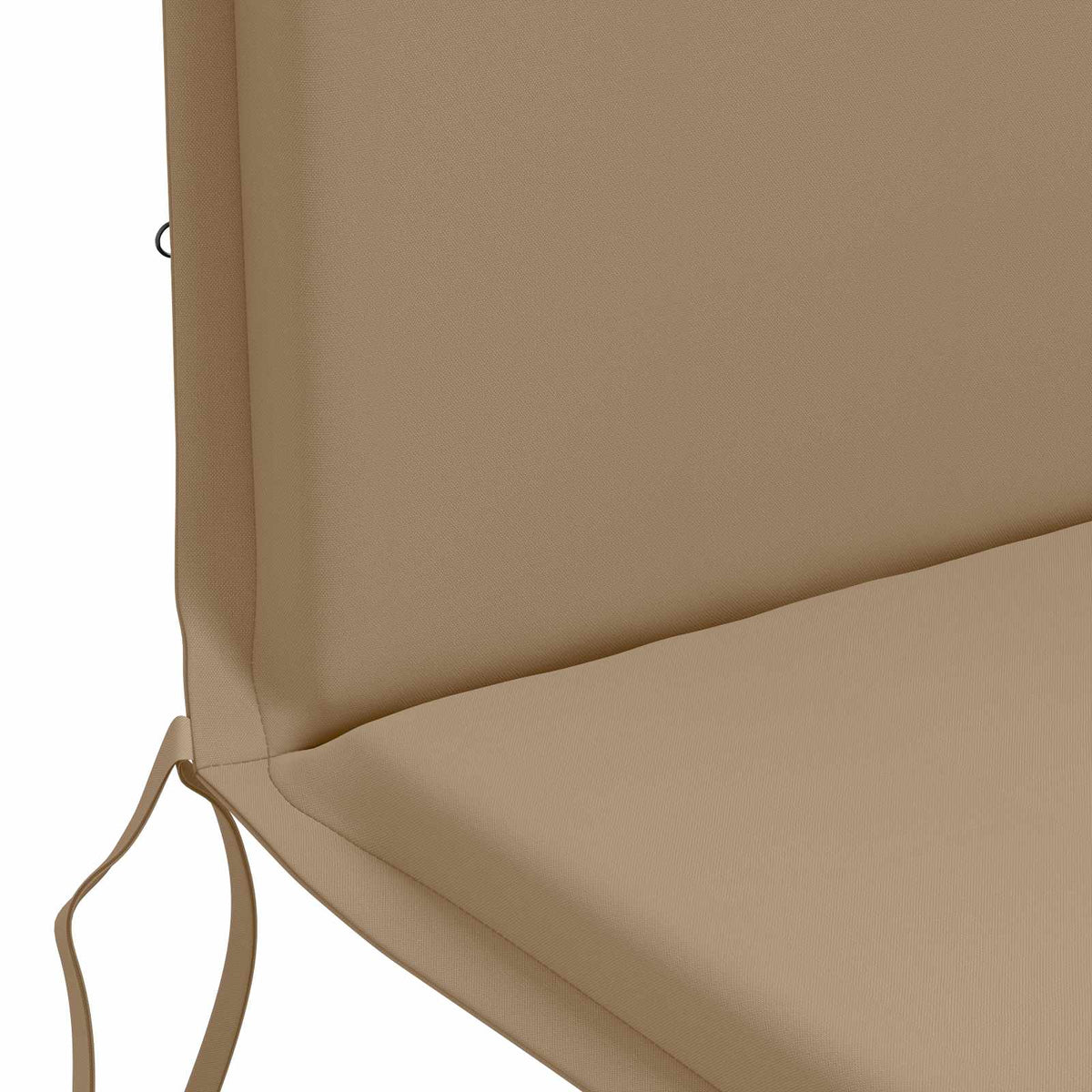 High Back Chair Cushion GEMERT 4 pcs 100% Polyester Taupe