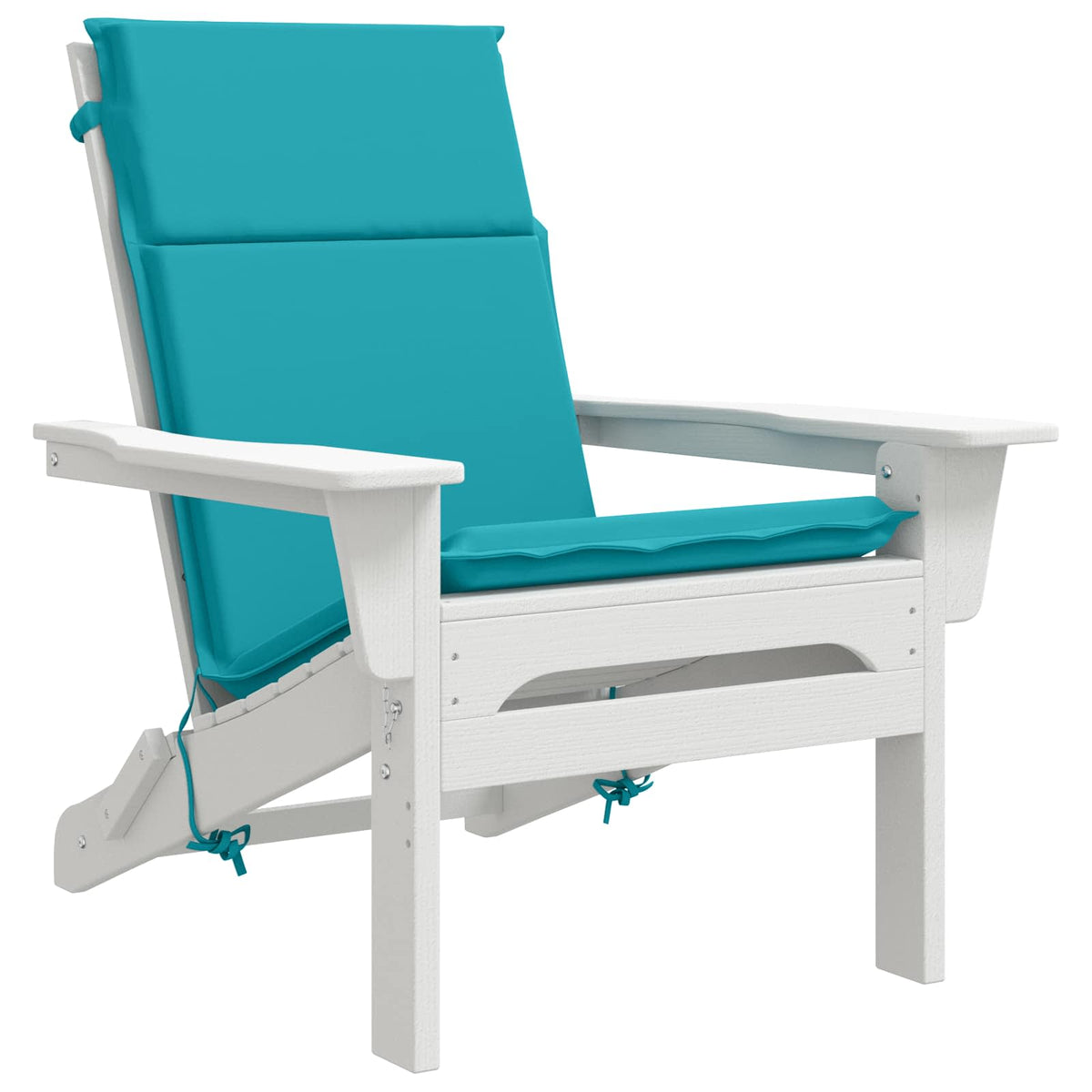 High Back Chair Cushion GEMERT 2 pcs 100% Polyester Turquoise