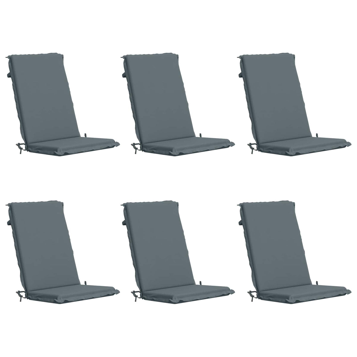 6-Piece High Back Bhair Cushions GEMERT 6 pcs 100% Polyester