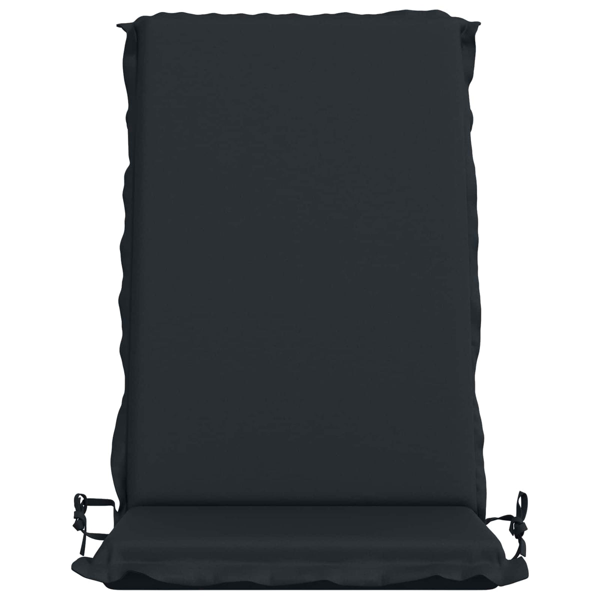 High Back Chair Cushion GEMERT 2 pcs 100% Polyester Dark Blue