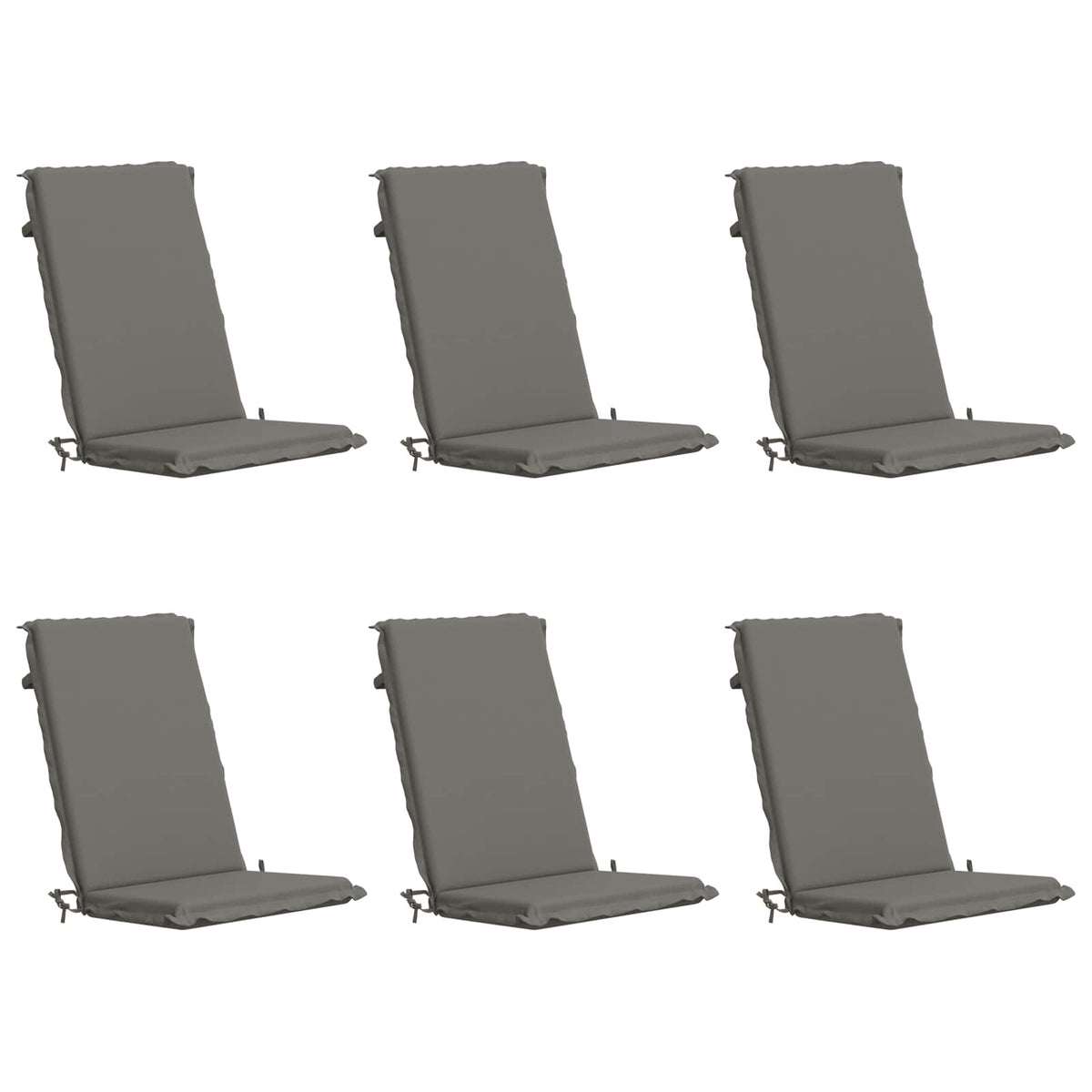 6-Piece High Back Bhair Cushions GEMERT 6 pcs 100% Polyester