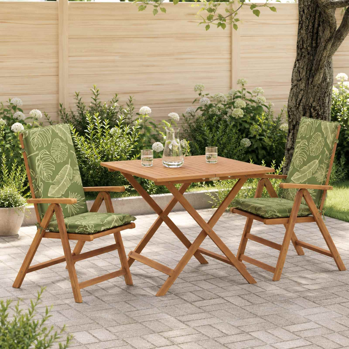 2-Piece High Back Bhair Cushions GEMERT 2 pcs 100% Polyester