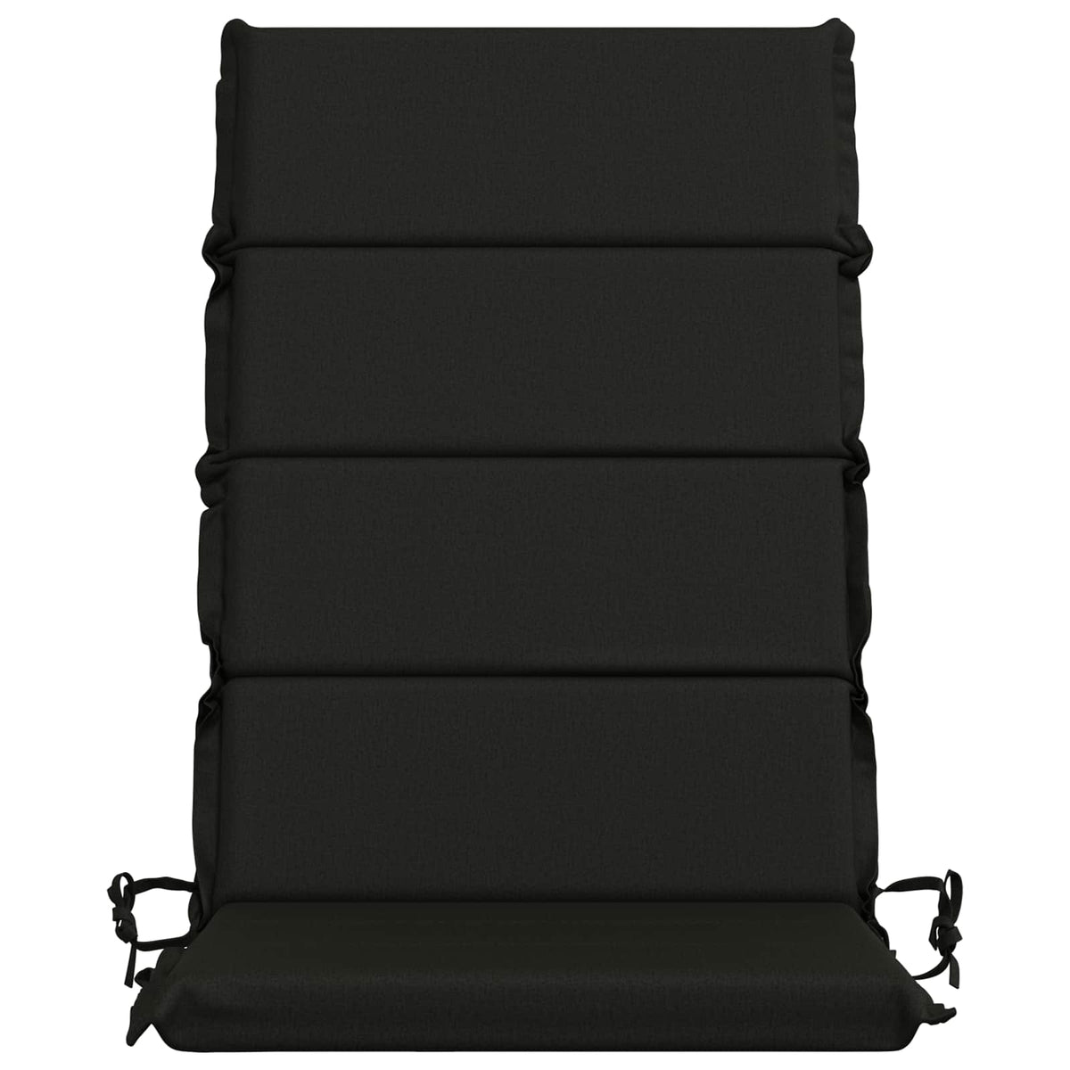 4-Piece High Back Bhair Cushions GEMERT 100% Polyester Black