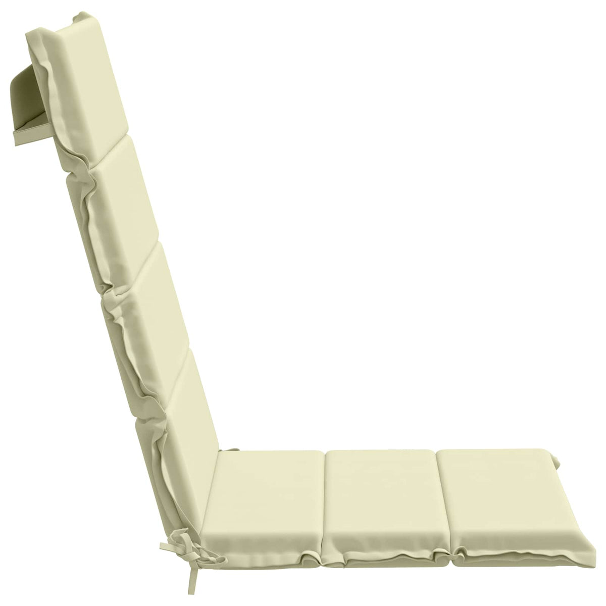 2-Piece High Back Bhair Cushions GEMERT 100% Polyester Cream
