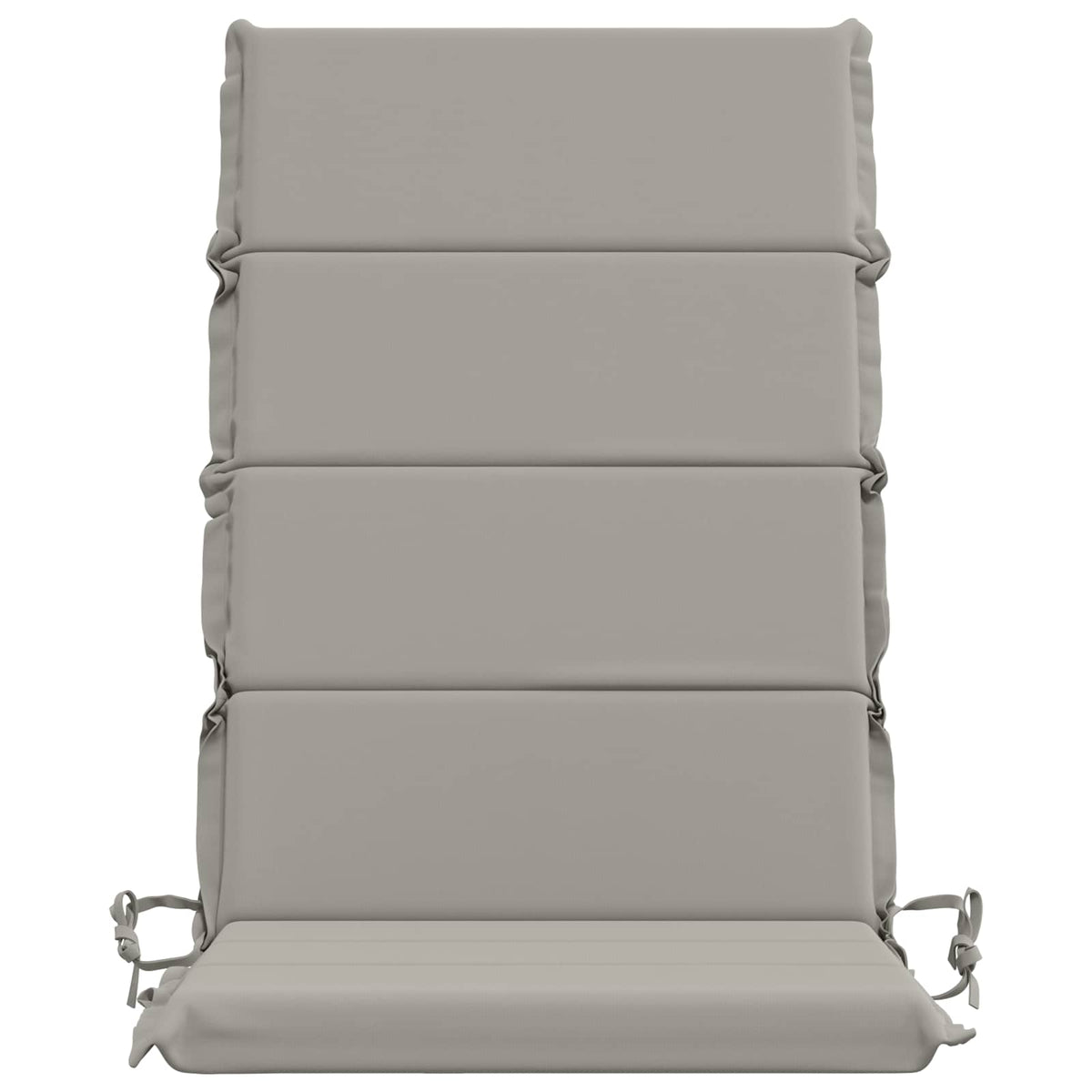 2-Piece High Back Bhair Cushions GEMERT 100% Polyester Grey
