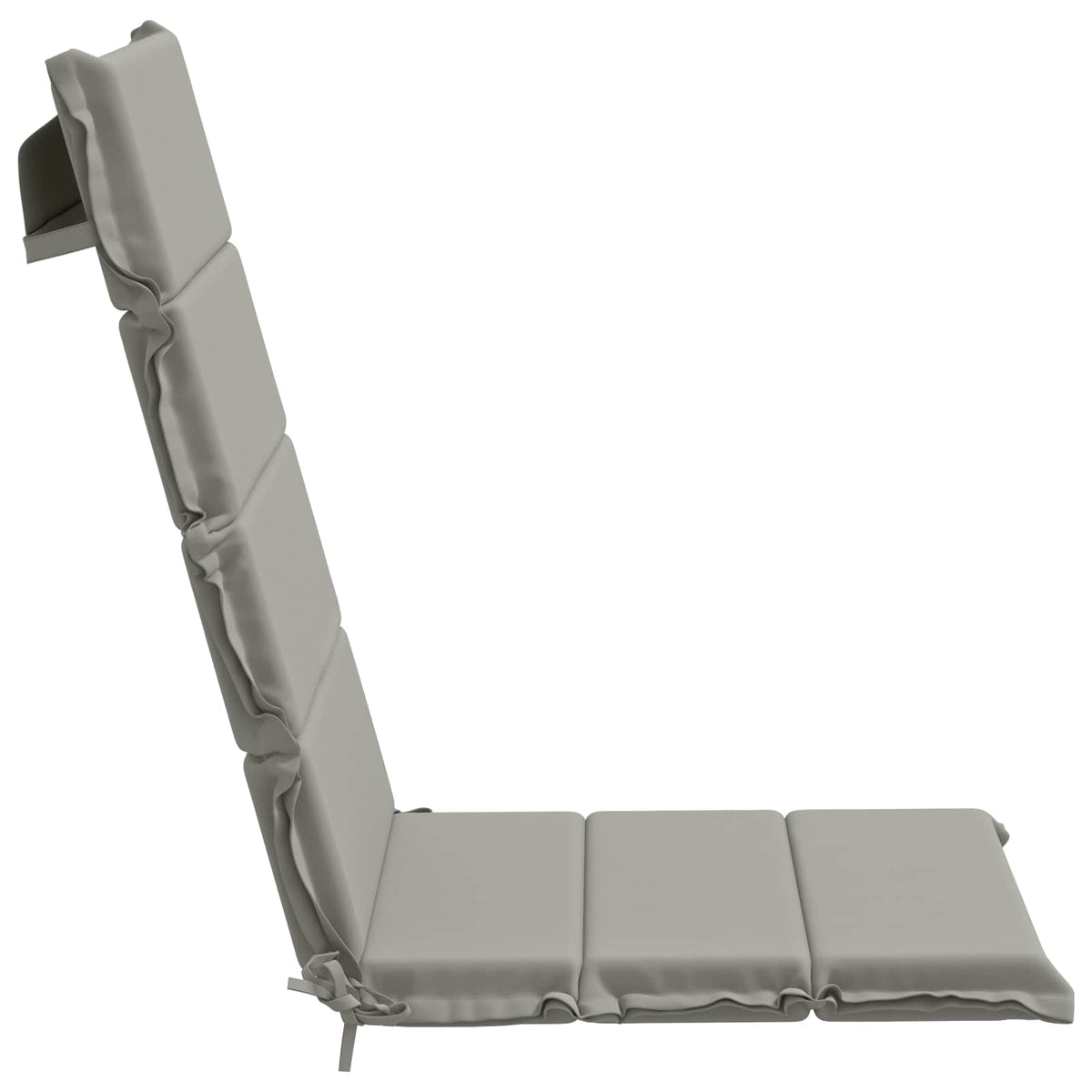 2-Piece High Back Bhair Cushions GEMERT 100% Polyester Grey