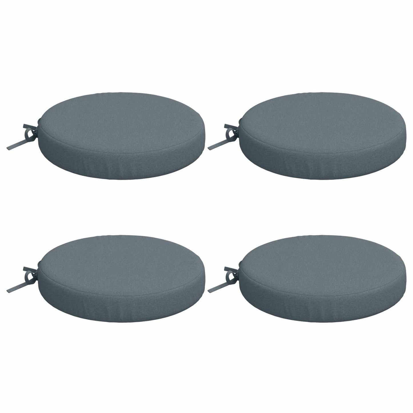 4-Piece Seat Cushions SOEST 4 pcs 100% Polyester Blue