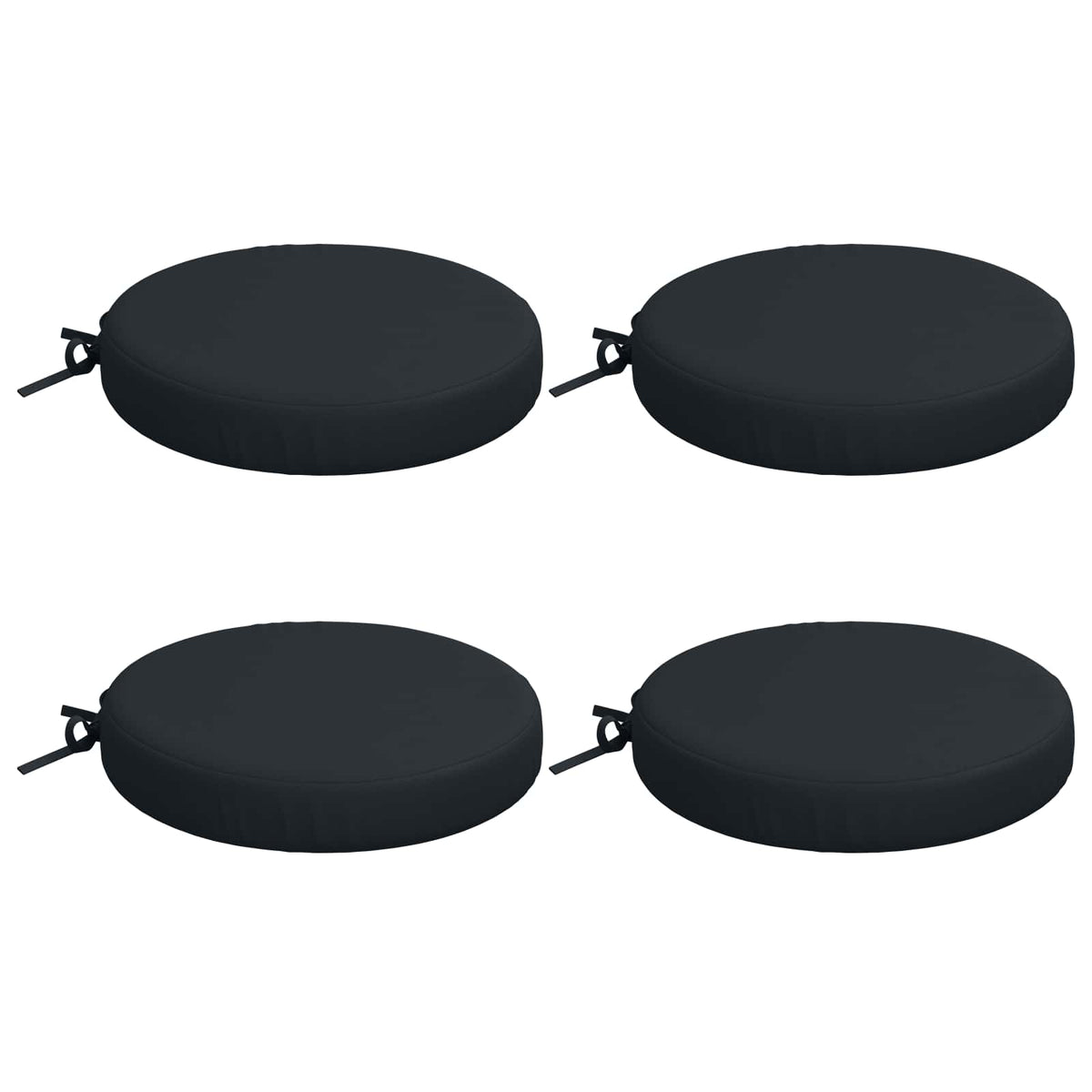 4-Piece Seat Cushions SOEST 4 pcs 100% Polyester Dark Blue