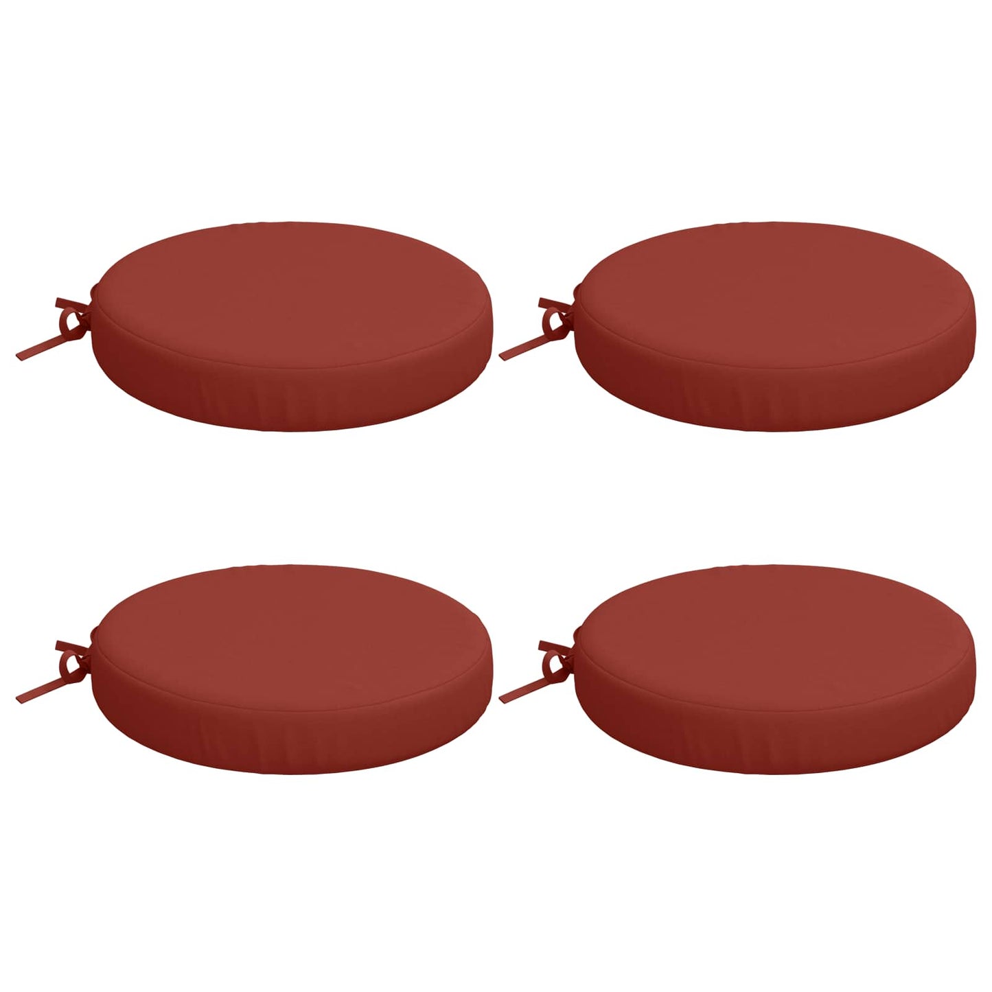 4-Piece Seat Cushions SOEST 4 pcs 100% Polyester Red