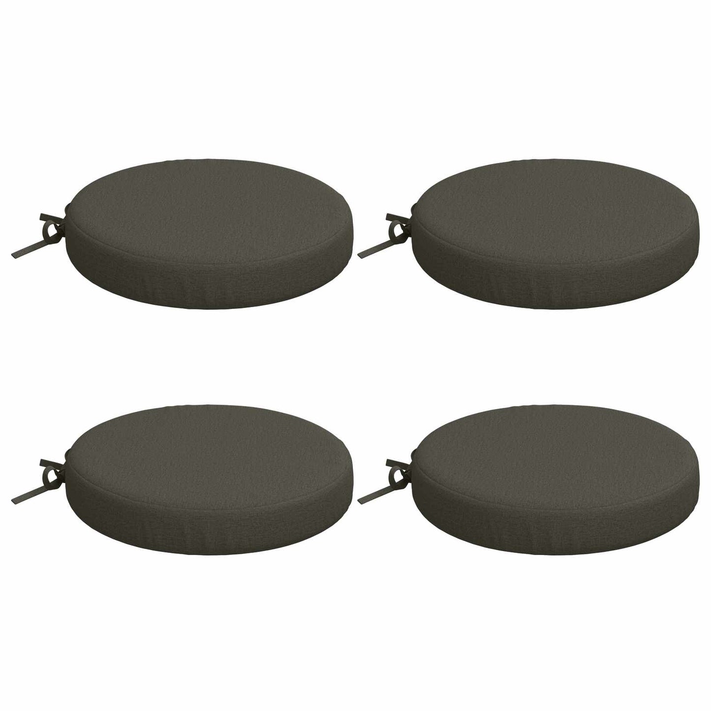 4-Piece Seat Cushions SOEST 4 pcs 100% Polyester Anthracite