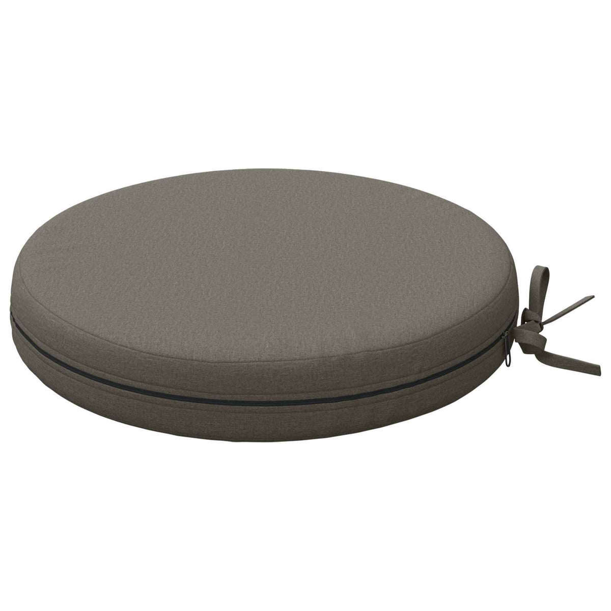 4-Piece Seat Cushions SOEST 4 pcs 100% Polyester Grey