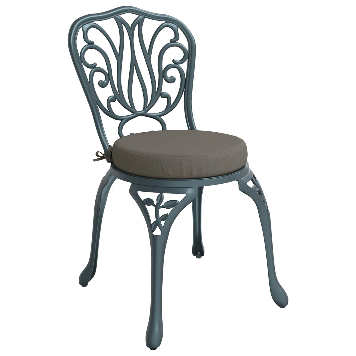 4-Piece Seat Cushions SOEST 4 pcs 100% Polyester Grey