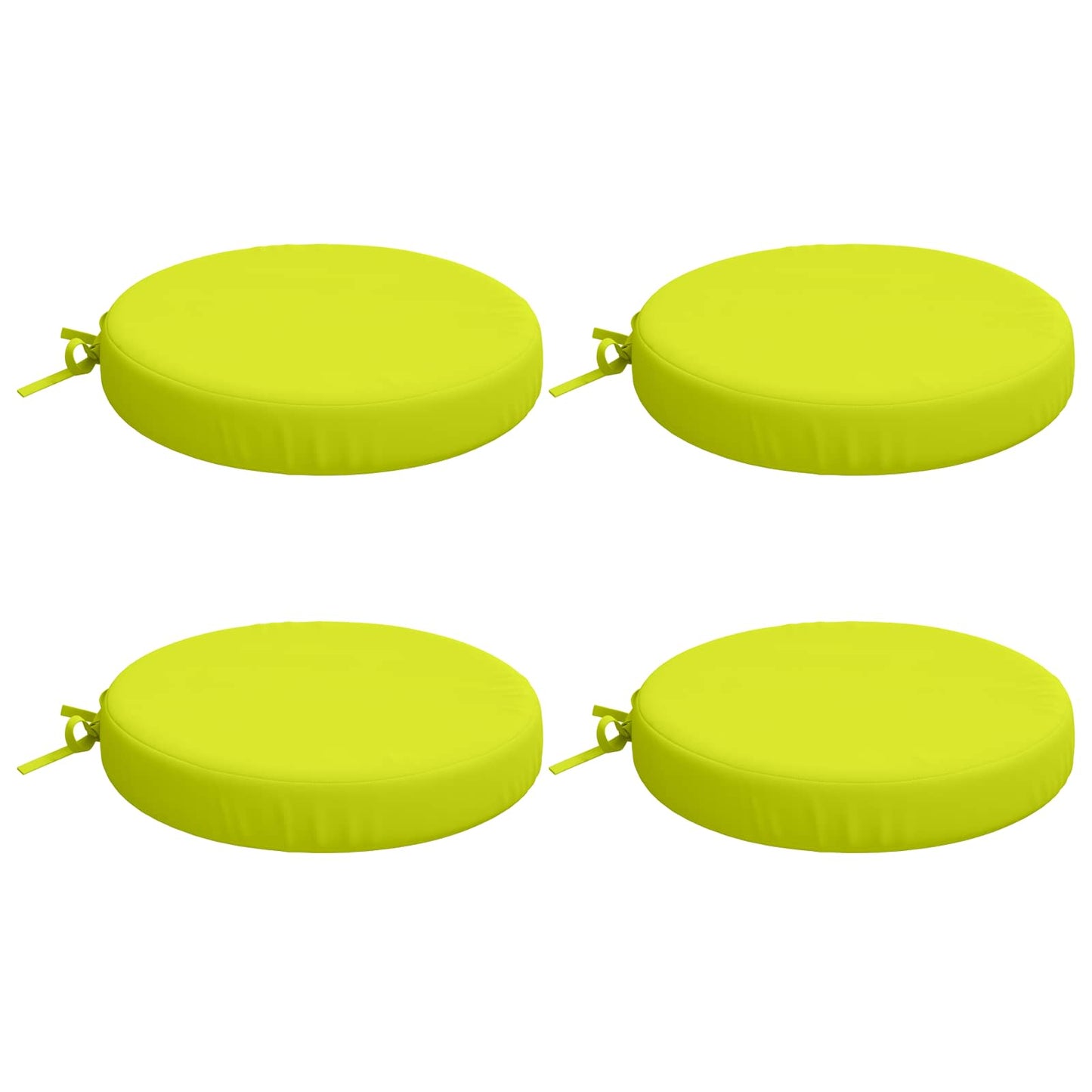 4-Piece Seat Cushions SOEST 4 pcs 100% Polyester Bright Green