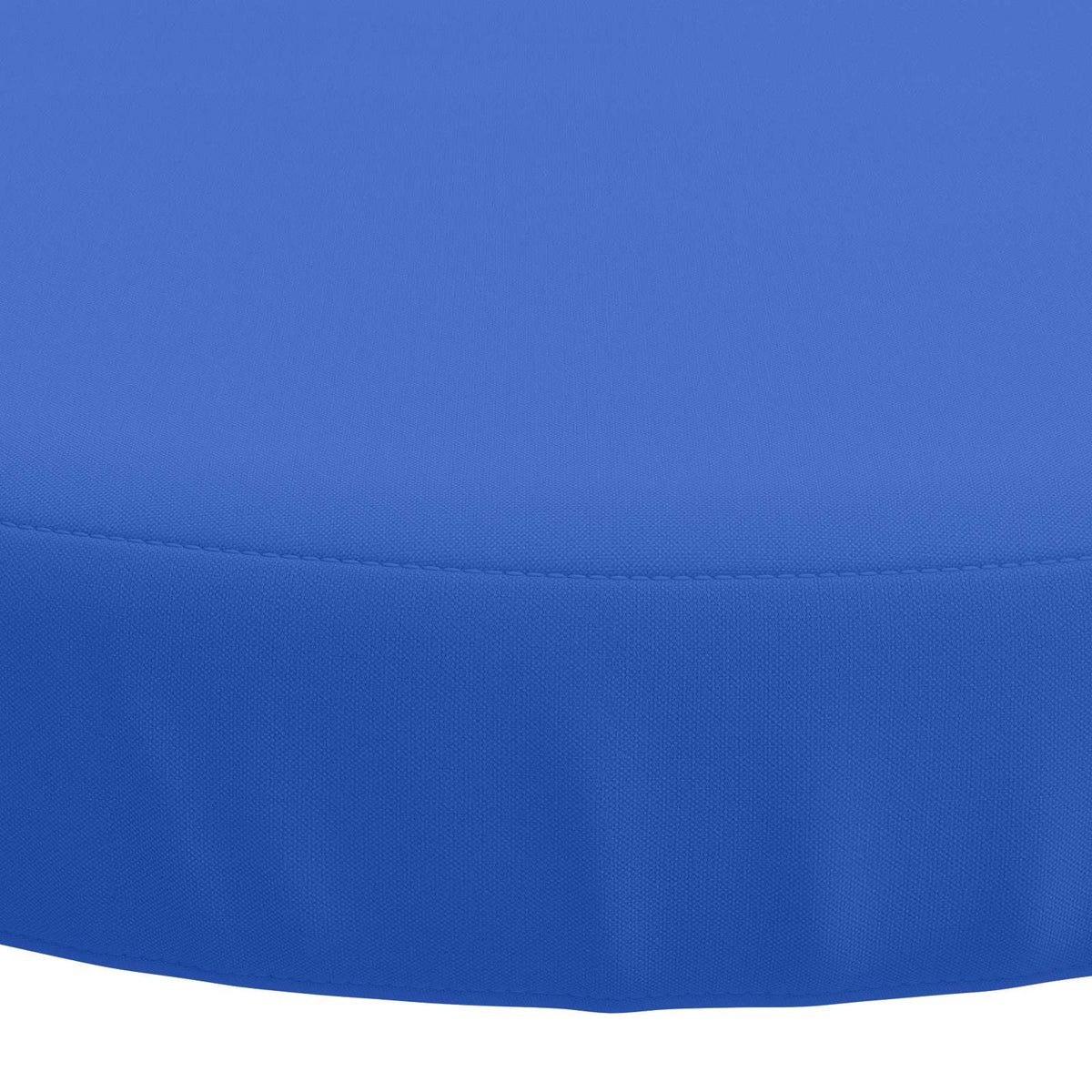 Seat Cushions SOEST 4 pcs 100% Polyester Royal Blue Ø 40 x 7 cm