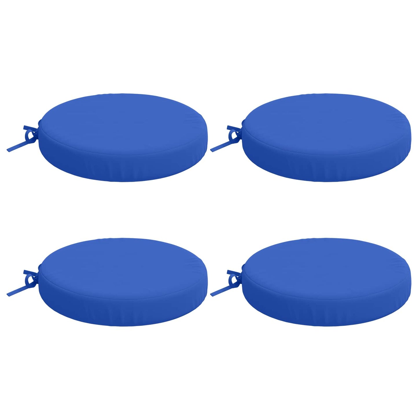 4-Piece Seat Cushions SOEST 4 pcs 100% Polyester Royal Blue