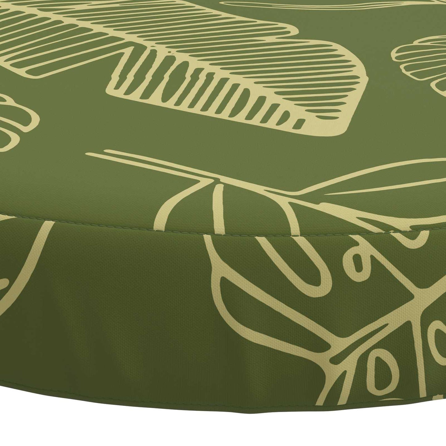 4-Piece Seat Cushions SOEST 4 pcs 100% Polyester Leaf Design
