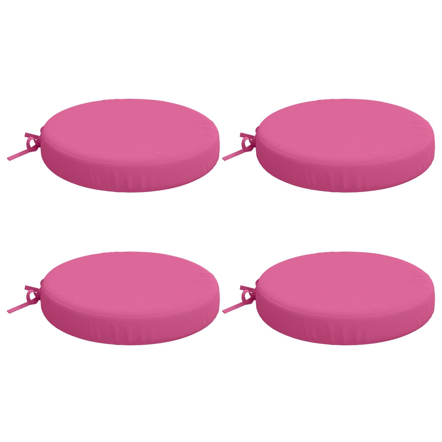 4-Piece Seat Cushions SOEST 4 pcs 100% Polyester Pink